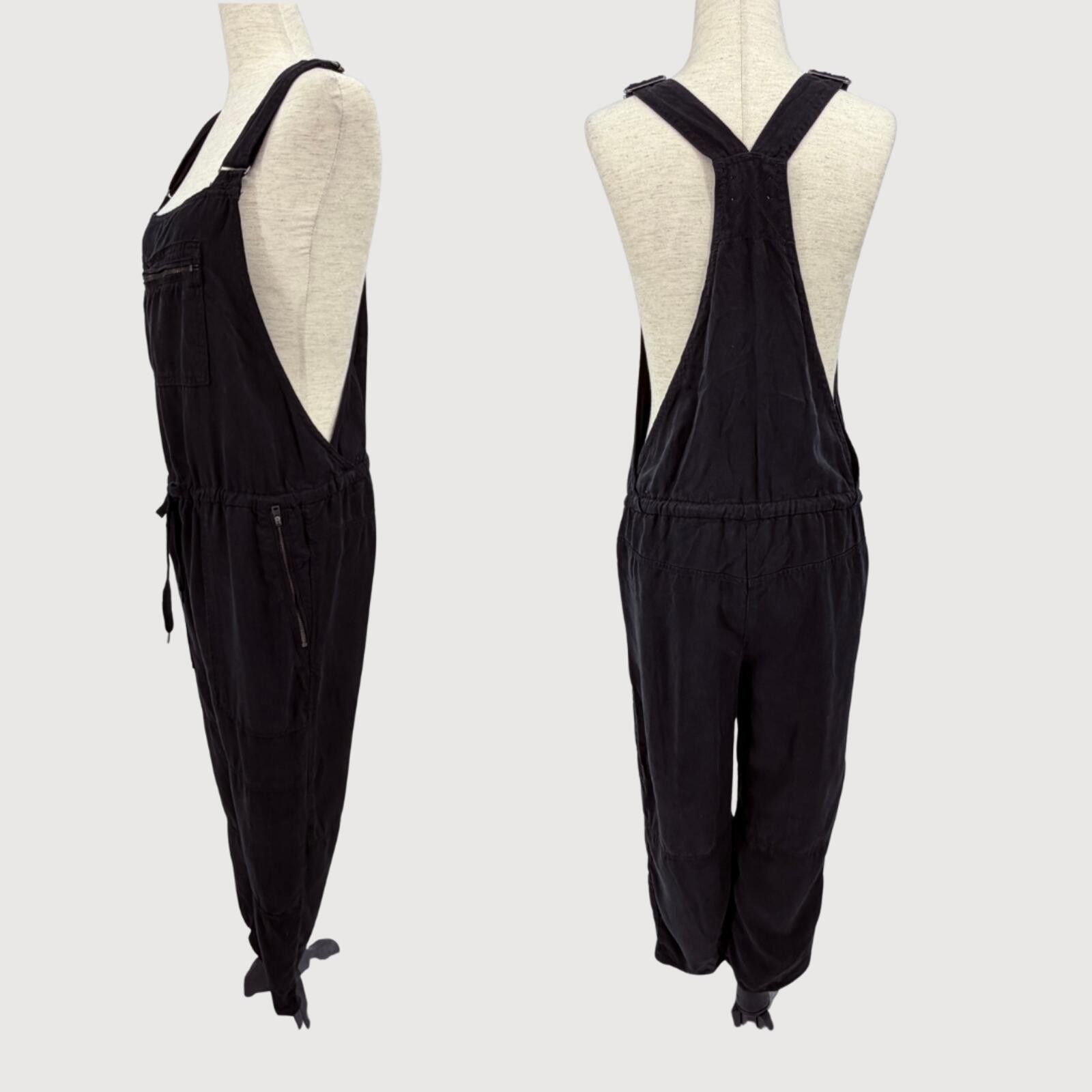 Other Aritzia Wilfred Free Valletta Overalls Cropped Black S Size 28" / US 6 / IT 42 - 3 Thumbnail