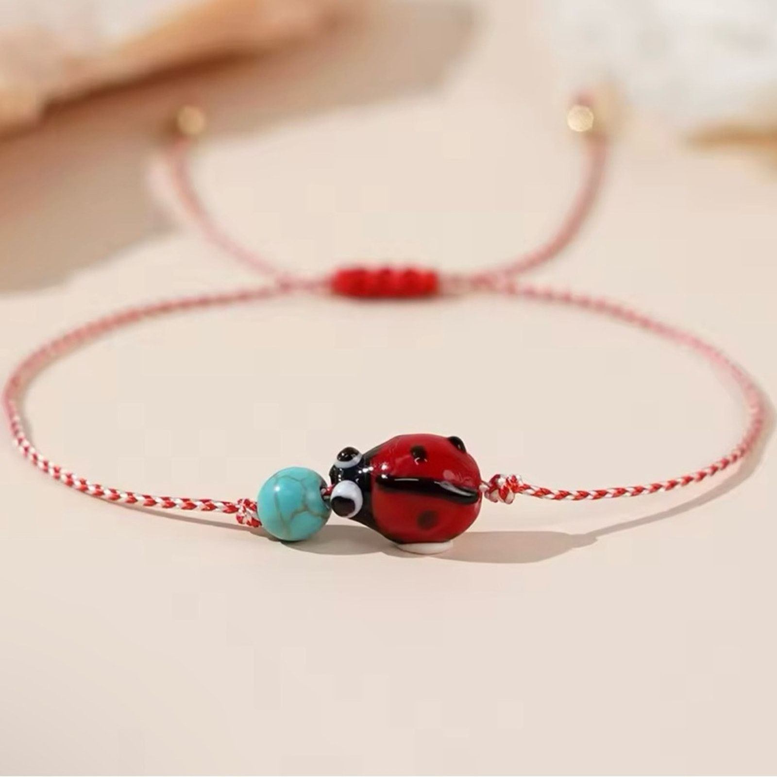 Other Ladybug Rope Bracelet Size ONE SIZE - 1 Thumbnail