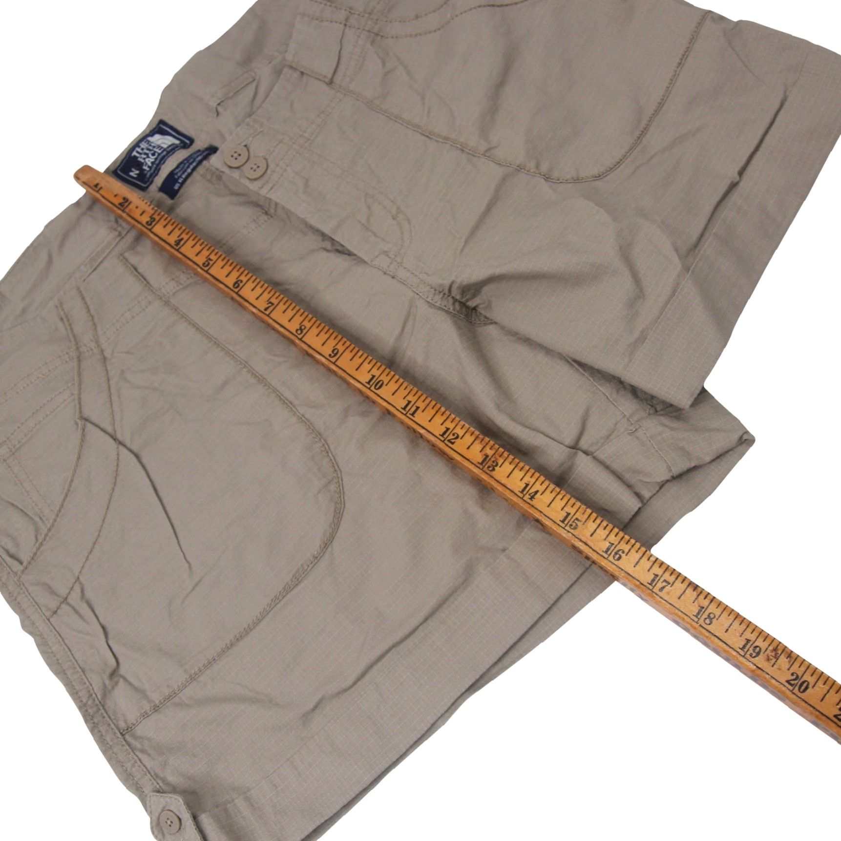 The North Face VINTAGE The North Face Womens Hiking Shorts HIking Tan 14 Regular Womens 14 Tan Hiking Shorts 90s? Size 36" / US 14 / IT 50 - 5 Thumbnail