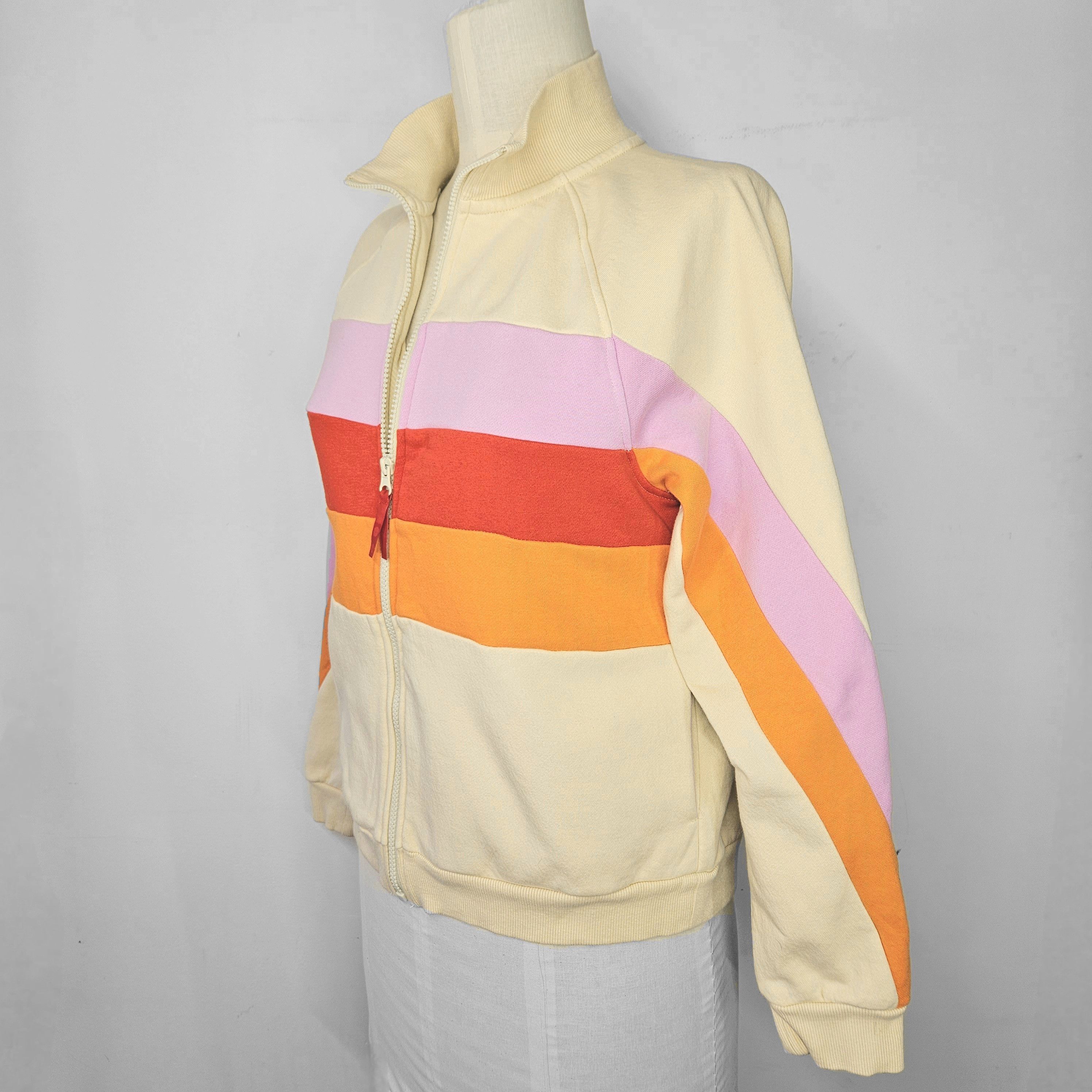 LEGO Lego X Target Size M Swearshirt Full Zip Cream Rainbow Strip Size M / US 6-8 / IT 42-44 - 2 Thumbnail