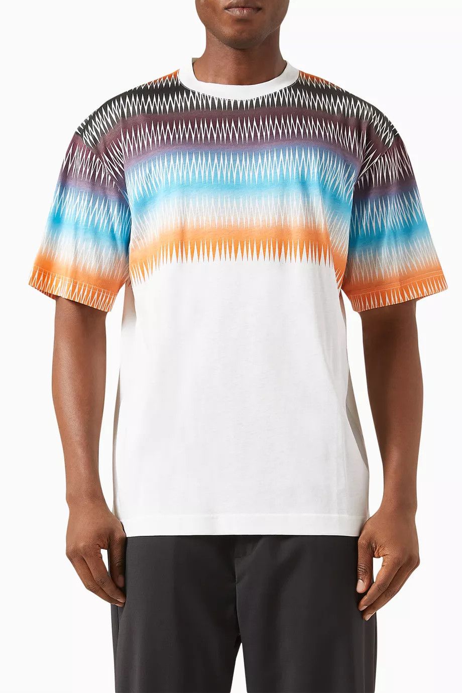Missoni o1y0225 Crewneck T-Shirt in Multicolor Size US S / EU 44-46 / 1 - 1 Thumbnail