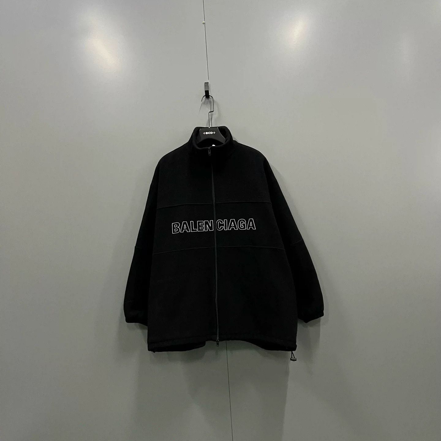 Balenciaga Balenciaga Black Large Logo Print Jacket Size US S / EU 44-46 / 1 - 1 Thumbnail