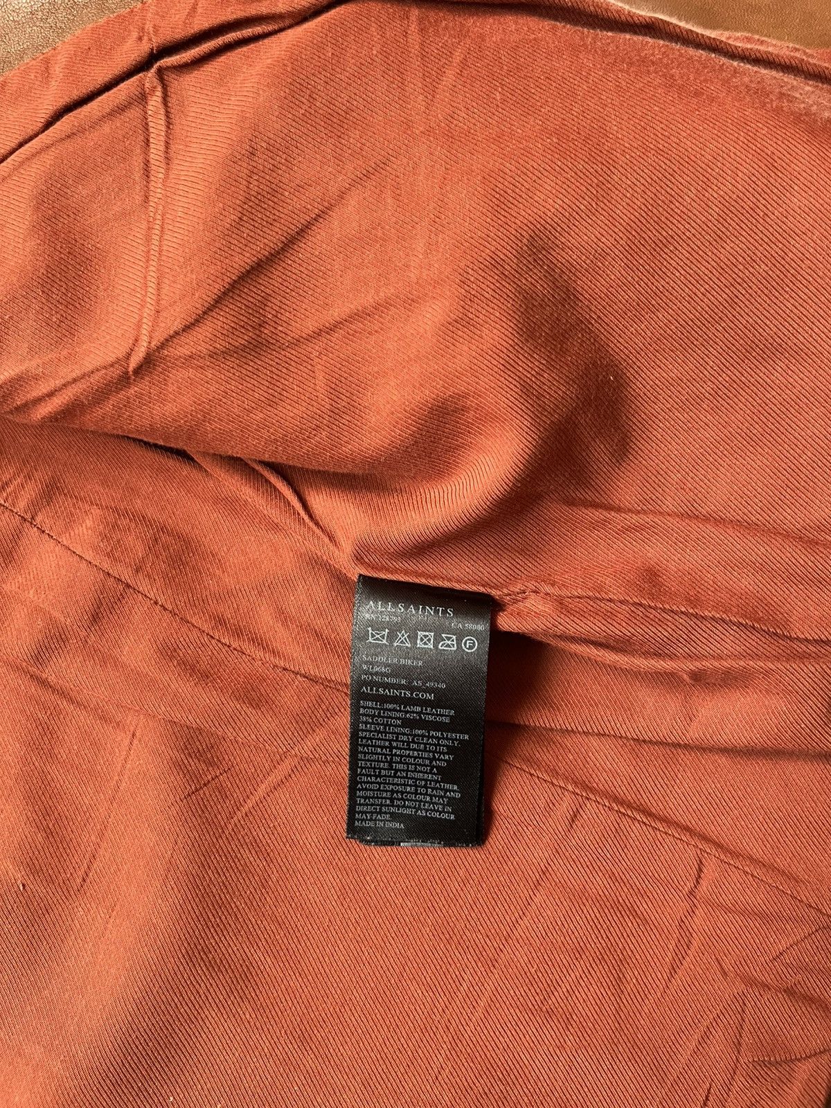 Allsaints Rare Allsaints Leather Jacket Size S / US 4 / IT 40 - 6 Thumbnail