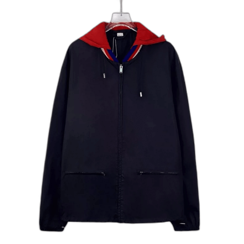 Gucci Gucci Black Logo Printed Hooded Jacket-yf Size US L / EU 52-54 / 3 - 1 Thumbnail