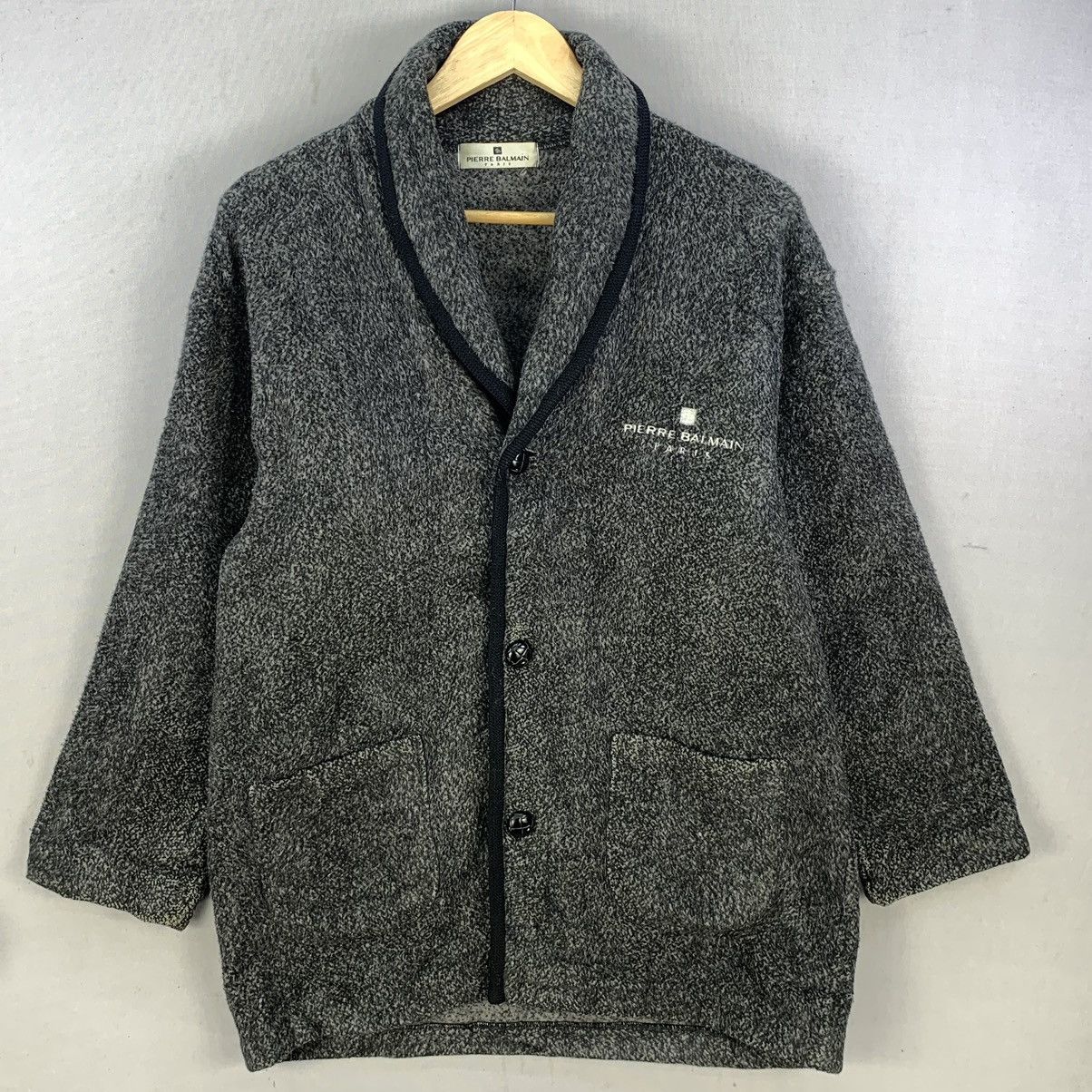Pierre Balmain Vintage Pierre Balmain Paris Shawl Collar Jacket Size US L / EU 52-54 / 3 - 2 Thumbnail