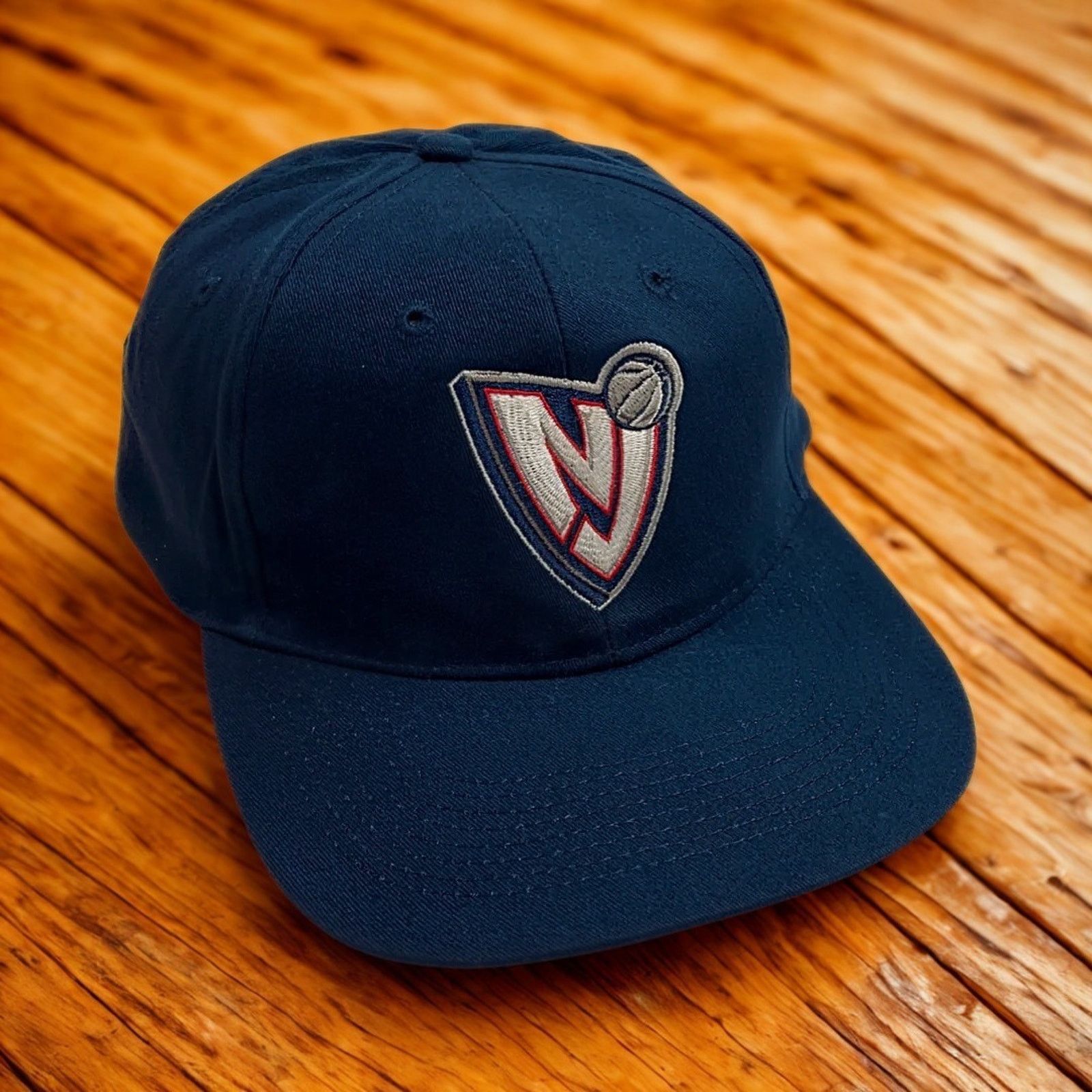 Other New Jersey Nets Blockhead Logo Vintage 90s Snapback Hat NBA Size ONE SIZE - 17 Thumbnail