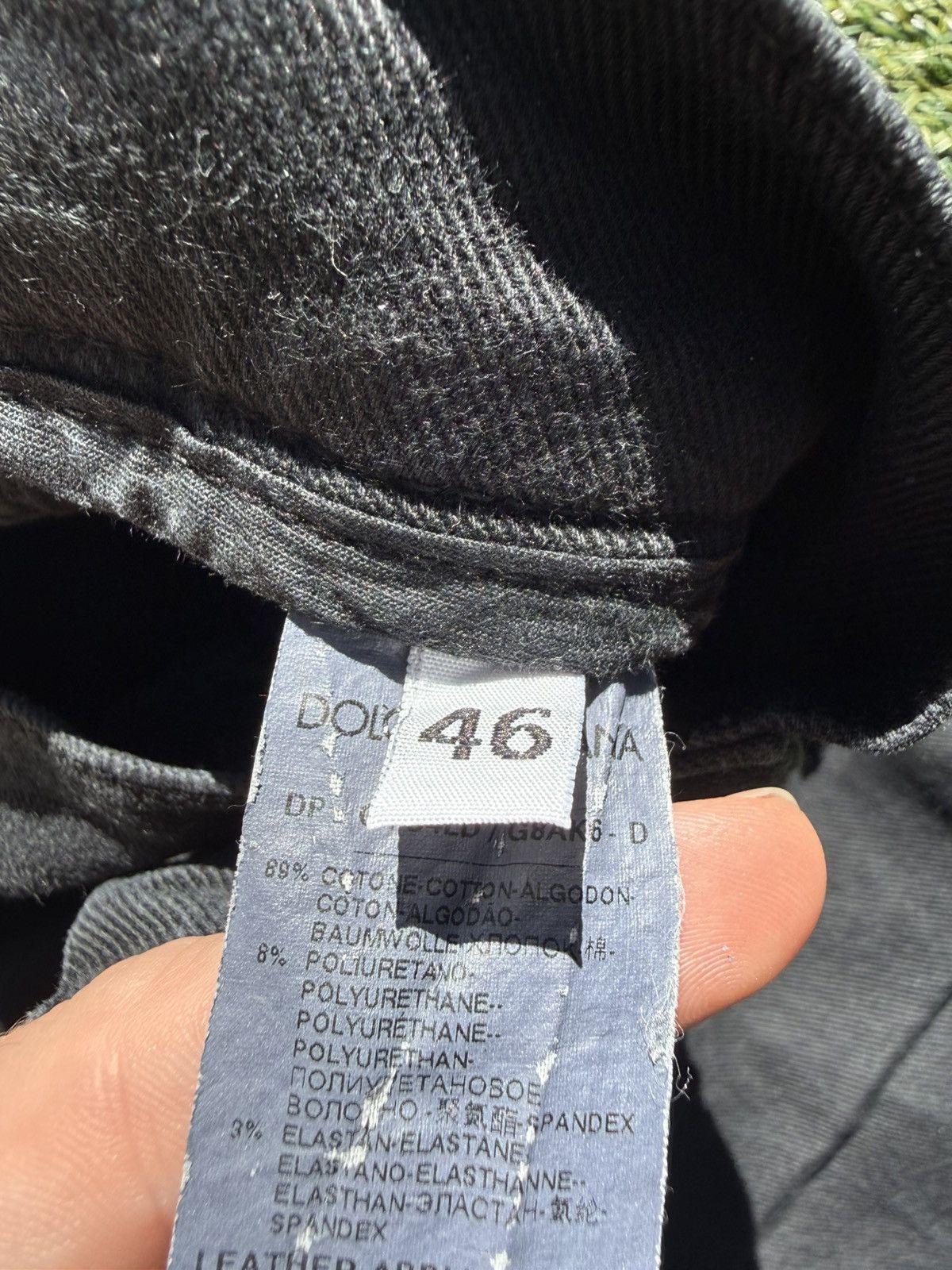 Dolce & Gabbana Dolce & Gabbana Side Stripe Black Jeans Size US 30 / EU 46 - 8 Thumbnail