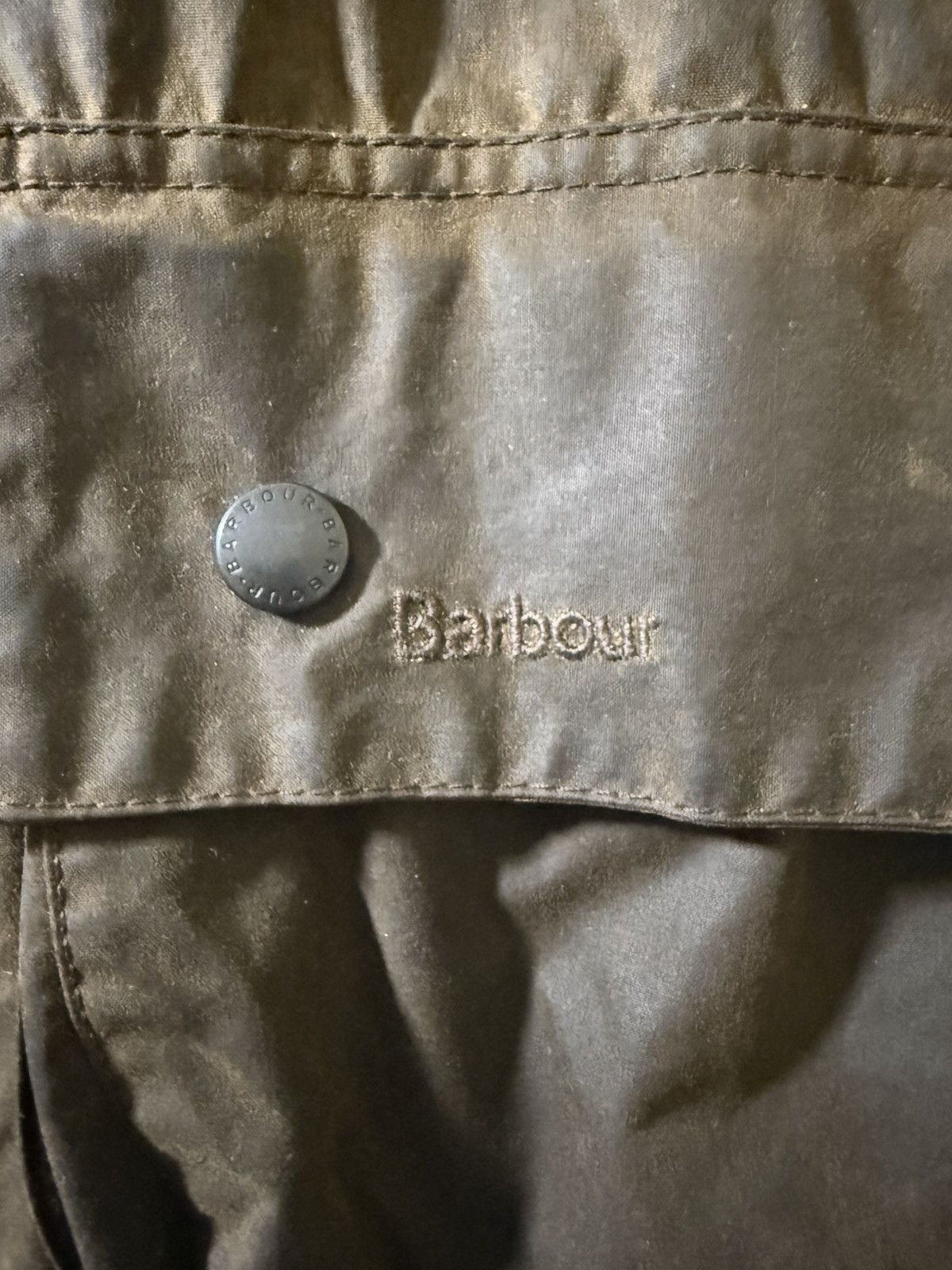 Barbour Barbour Classic Beaufort Olive C38 Made in England old Label Size US M / EU 48-50 / 2 - 8 Thumbnail