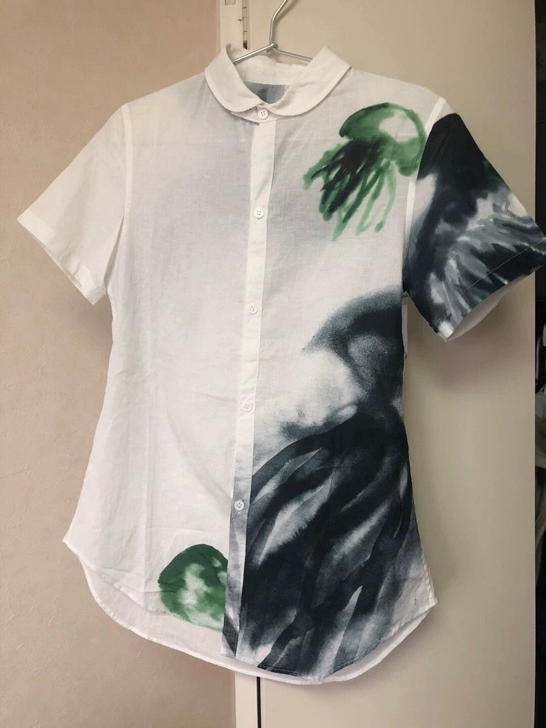 Yohji Yamamoto Yohji YamamotoJellyfish ink shirt 2503-Nextarrow Size US S / EU 44-46 / 1 - 1 Thumbnail