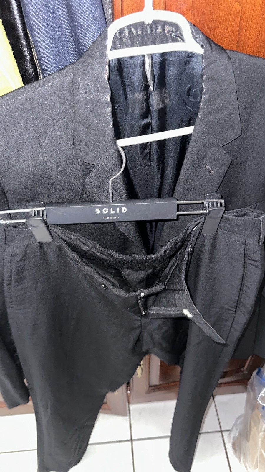 Dior Black Tux Suit and Pants Size 42R - 2 Thumbnail
