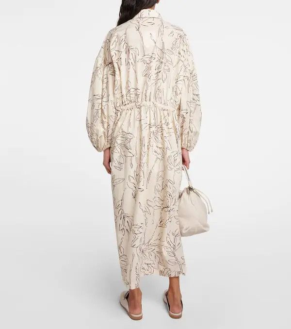 Brunello Cucinelli o1w1db10825 Dress in Open White Size S / US 4 / IT 40 - 4 Thumbnail