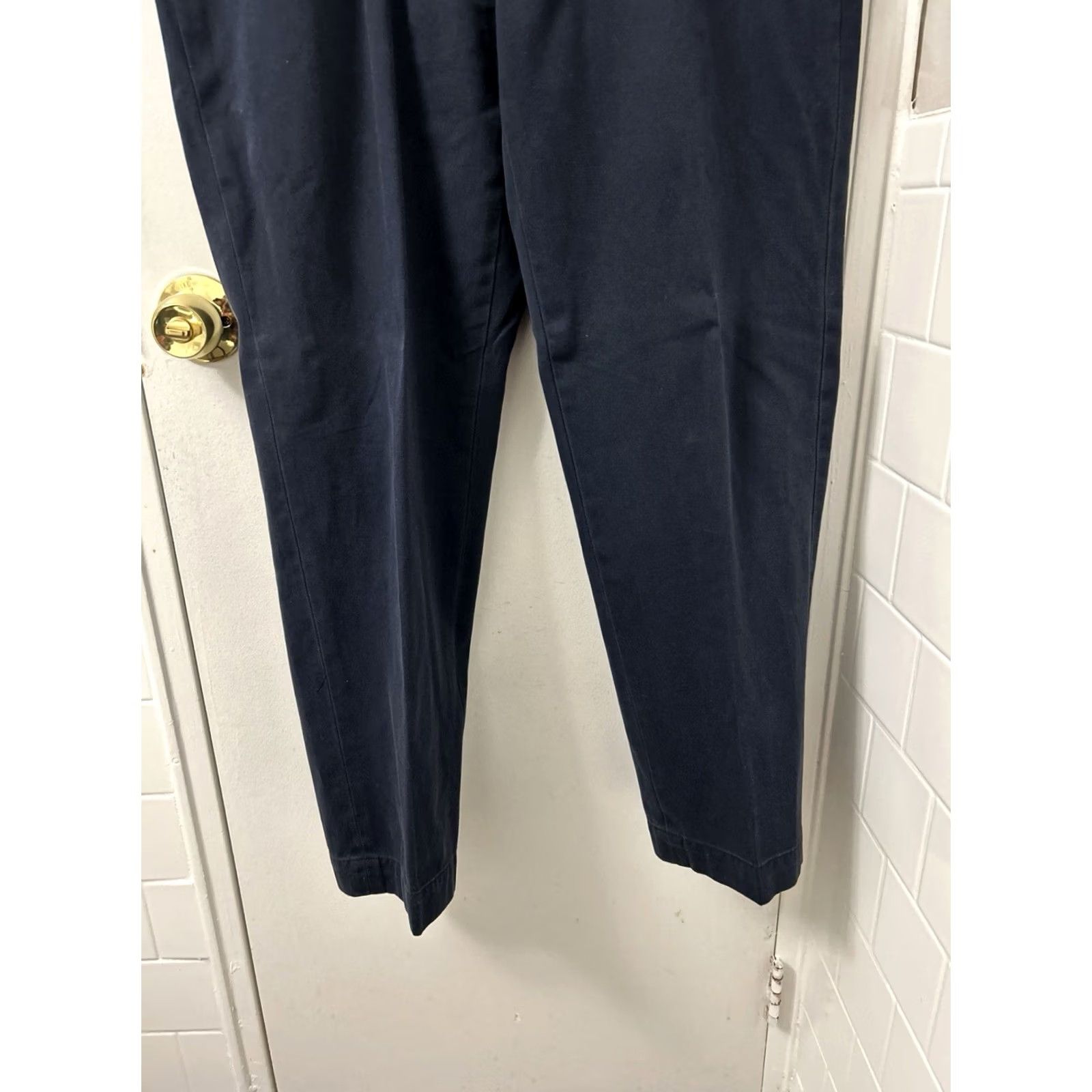 Polo Ralph Lauren VINTAGE Polo Ralph Lauren Preston Pants Mens 36x30 Navy Blue Chino Straight Fit Size US M / EU 48-50 / 2 - 3 Thumbnail