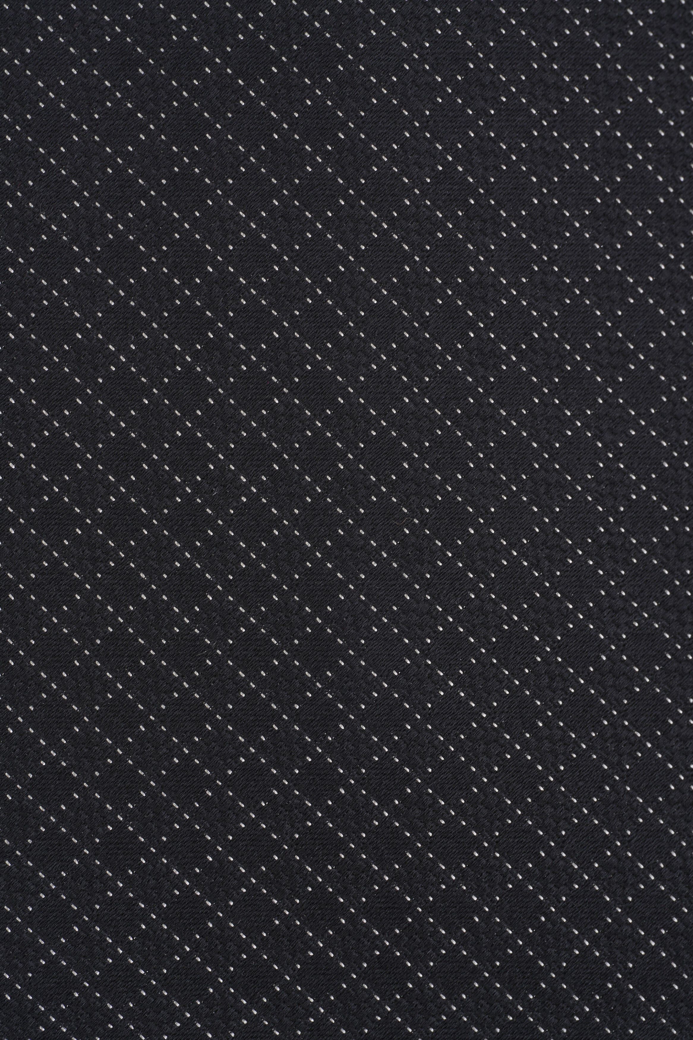 Kiton o1mtch0225 Size: OS/Mini Check Silk Necktie in Black Size ONE SIZE - 2 Thumbnail