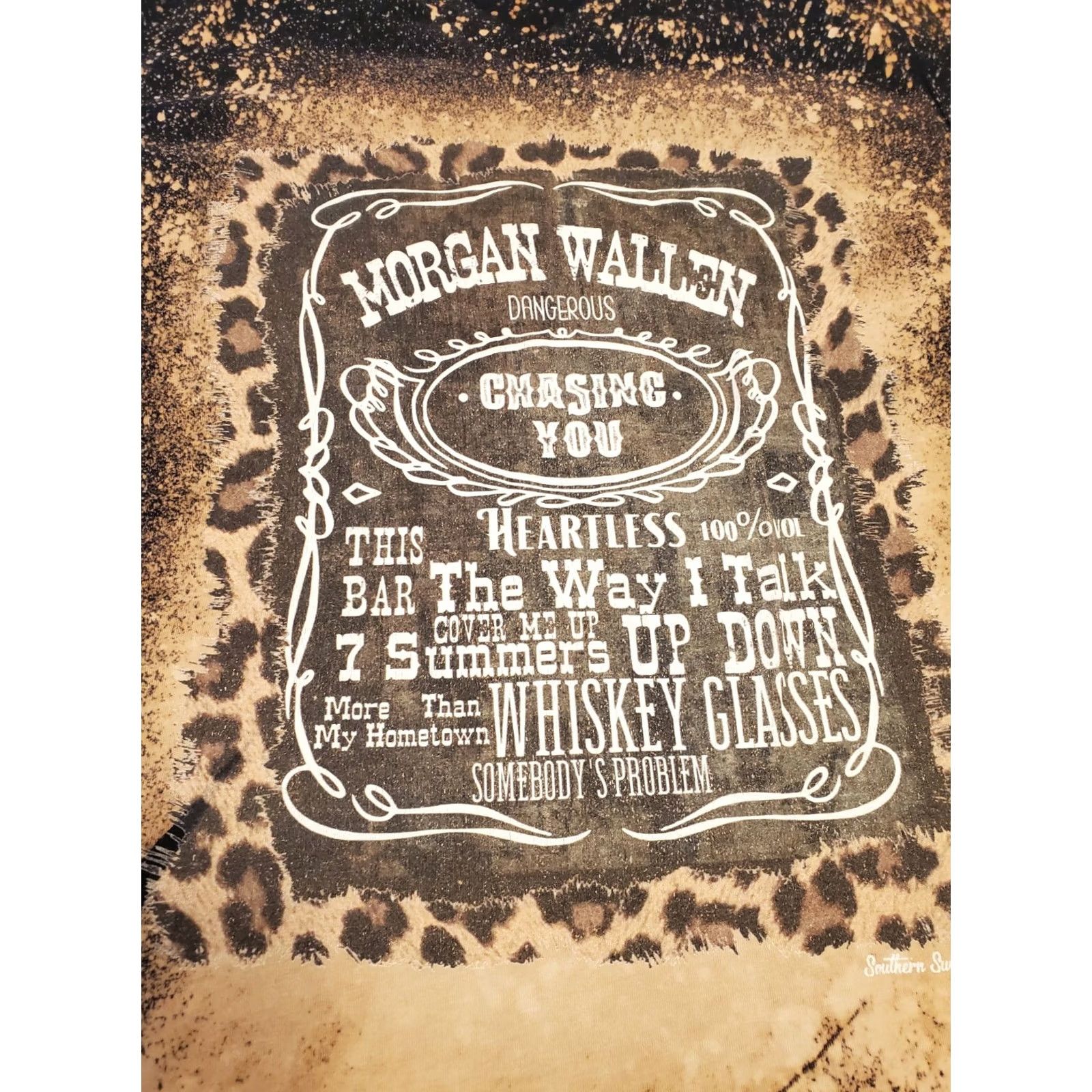 Vintage Morgen Wallen Country Music Festival Concert T Tee Shirt Sz Medium V Neck Size US M / EU 48-50 / 2 - 2 Thumbnail