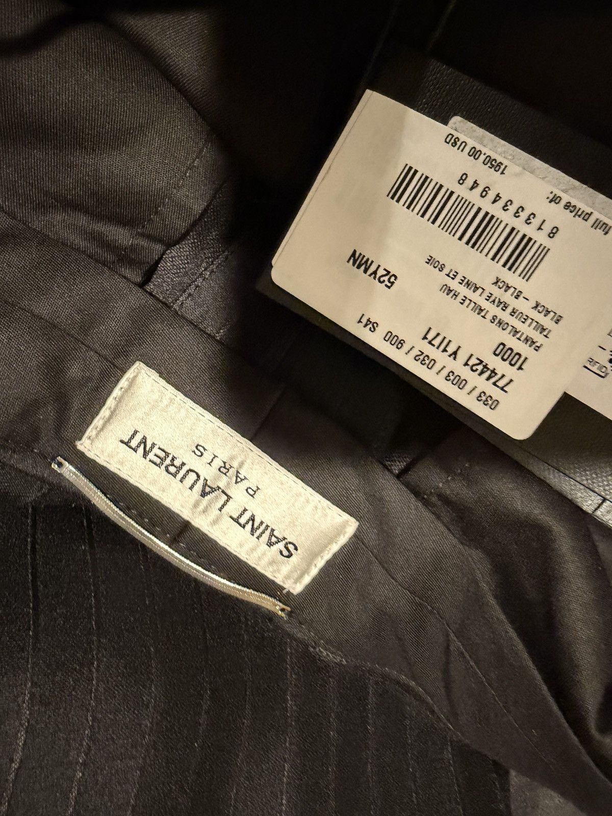 Saint Laurent Paris Saint Laurent stripes pants. 52/36. $1950 Size US 36 / EU 52 - 8 Thumbnail