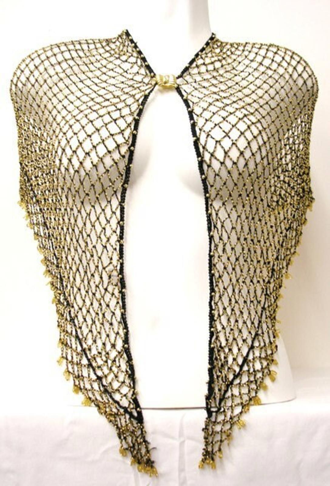 Designer Sequin Shawl/Wrap Gold Size ONE SIZE - 1 Preview