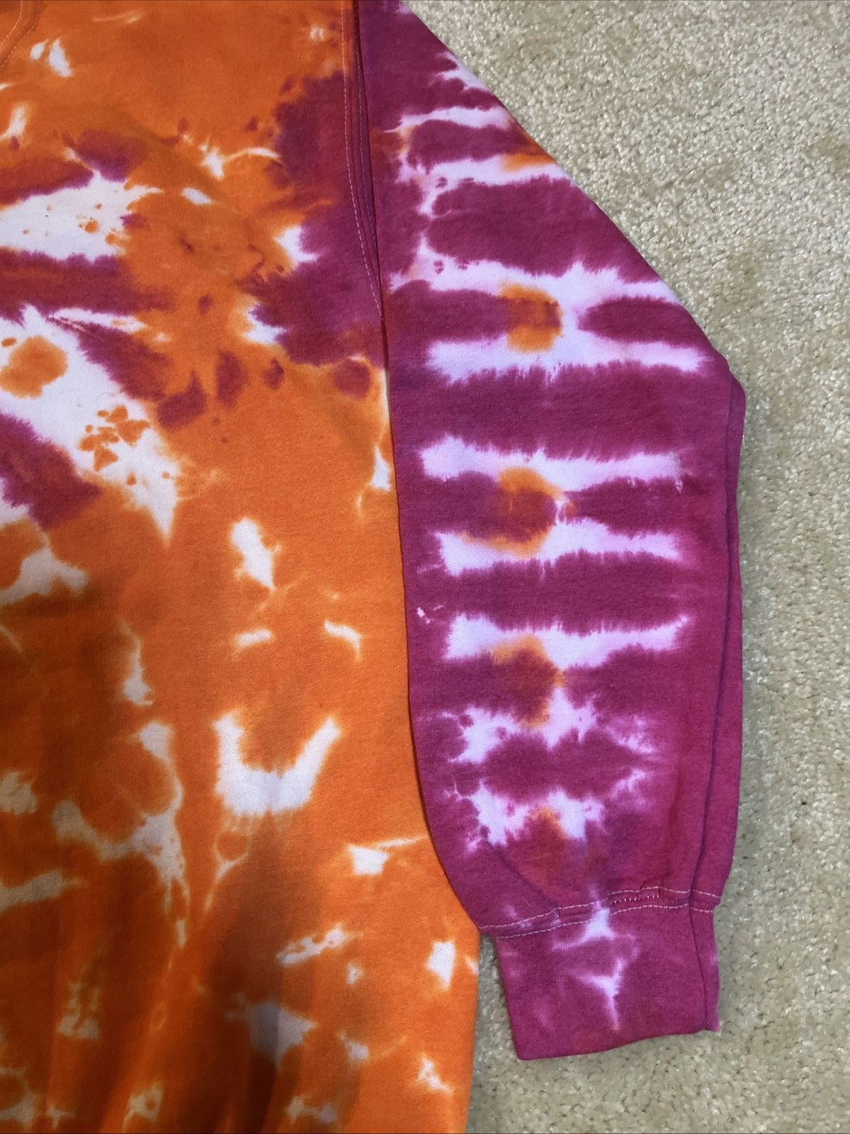 Gildan Gildan Tie Dye Pullover Crewneck Sweater Size M / US 6-8 / IT 42-44 - 4 Thumbnail