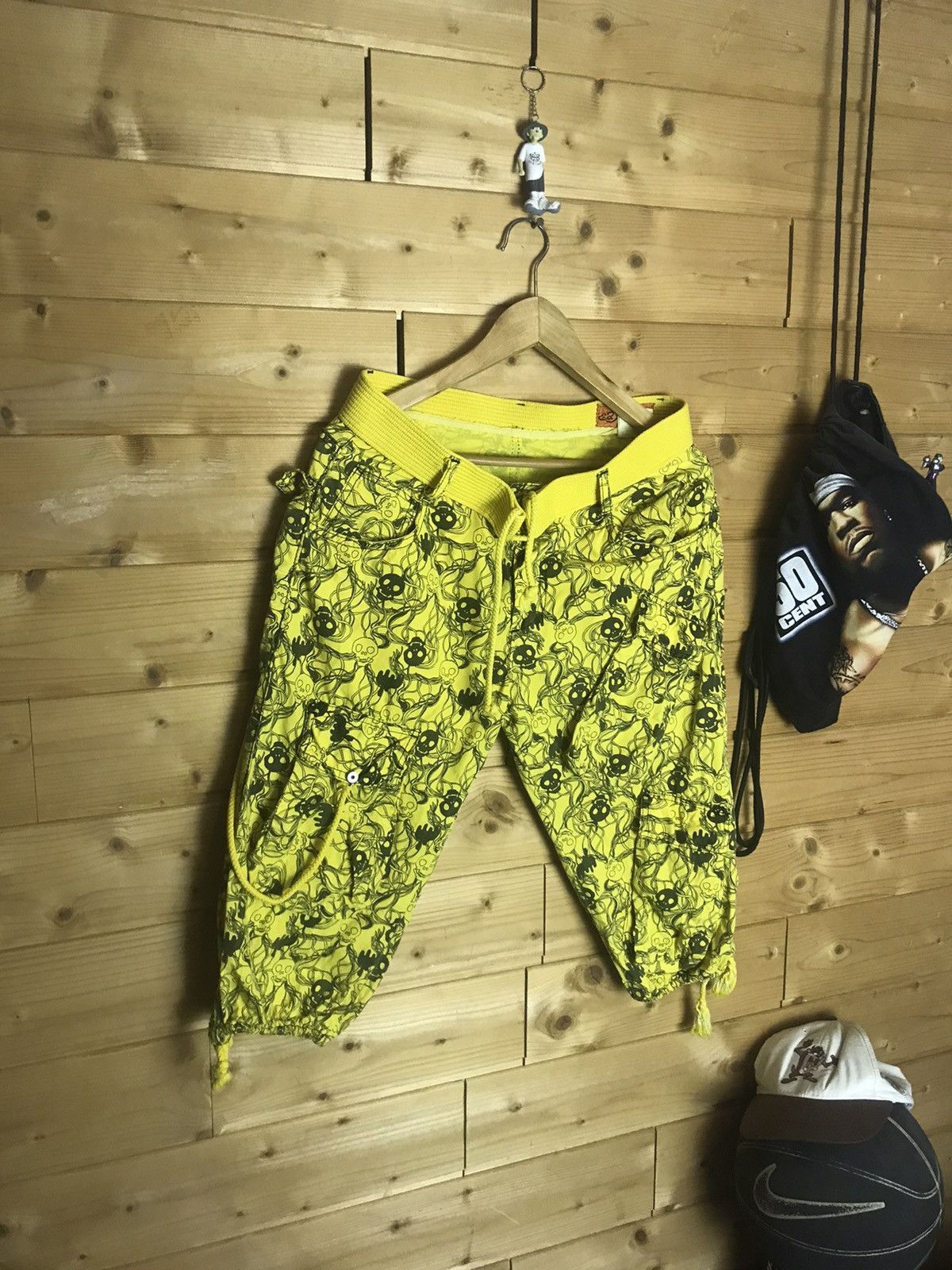 Ed Hardy Vintage Y2K Ed Hardy over print skull breeches Size 32" / US 10 / IT 46 - 1 Thumbnail