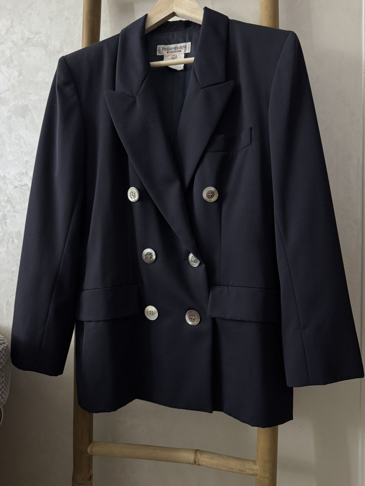 Yves Saint Laurent YSL Yves Saint Laurent Rive Gauche Vintage Blazer Size M / US 6-8 / IT 42-44 - 5 Thumbnail