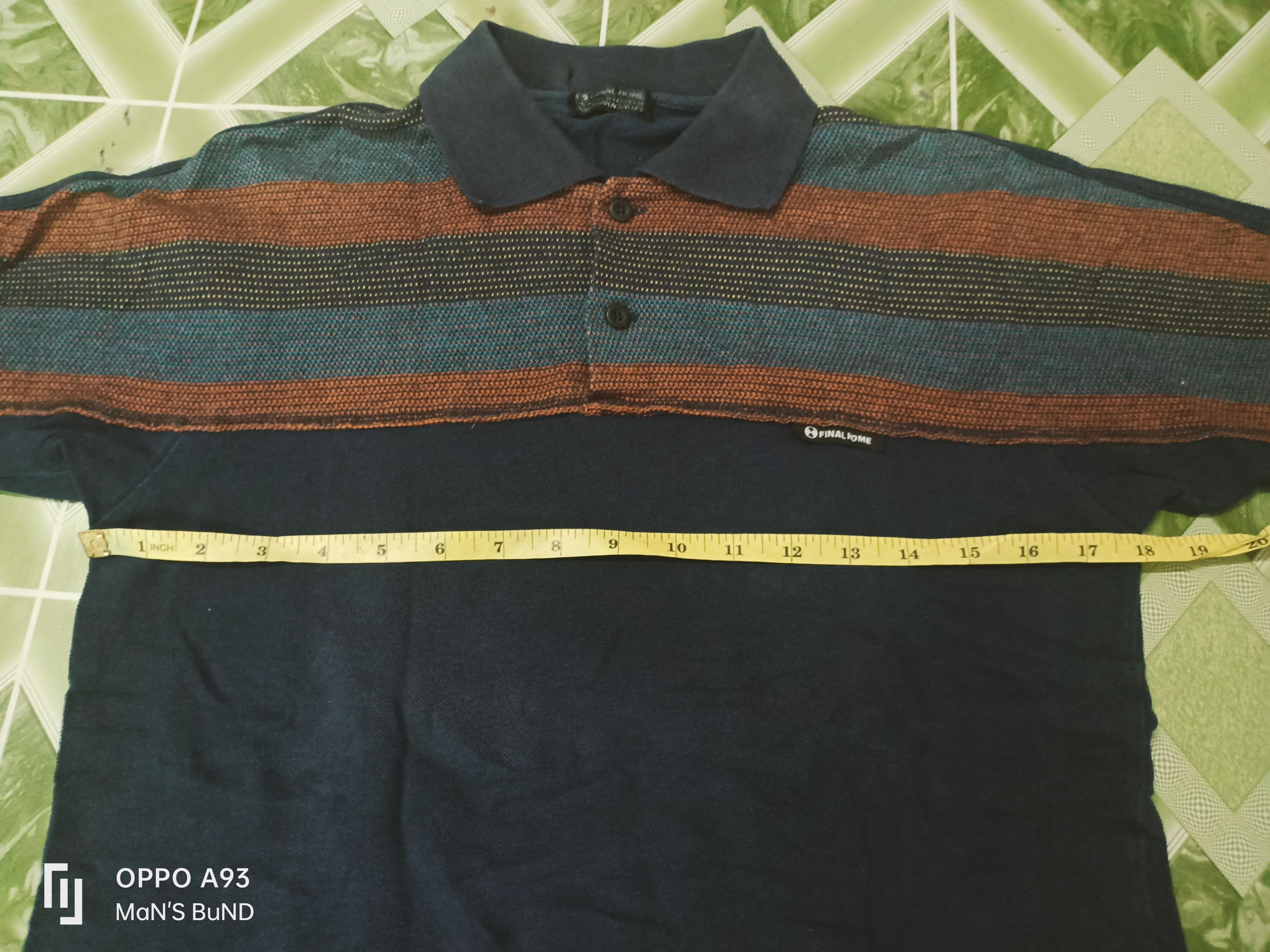 Final Home 👉 Final Home Knit Polo Stripe Rare Design (Japan Style) Size US S / EU 44-46 / 1 - 13 Thumbnail