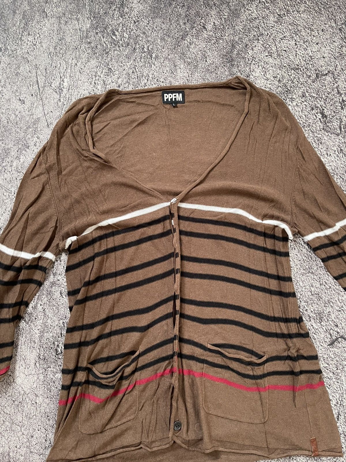 Japanese Brand Y2K PPFM Womans Cardigan Size M / US 6-8 / IT 42-44 - 4 Thumbnail