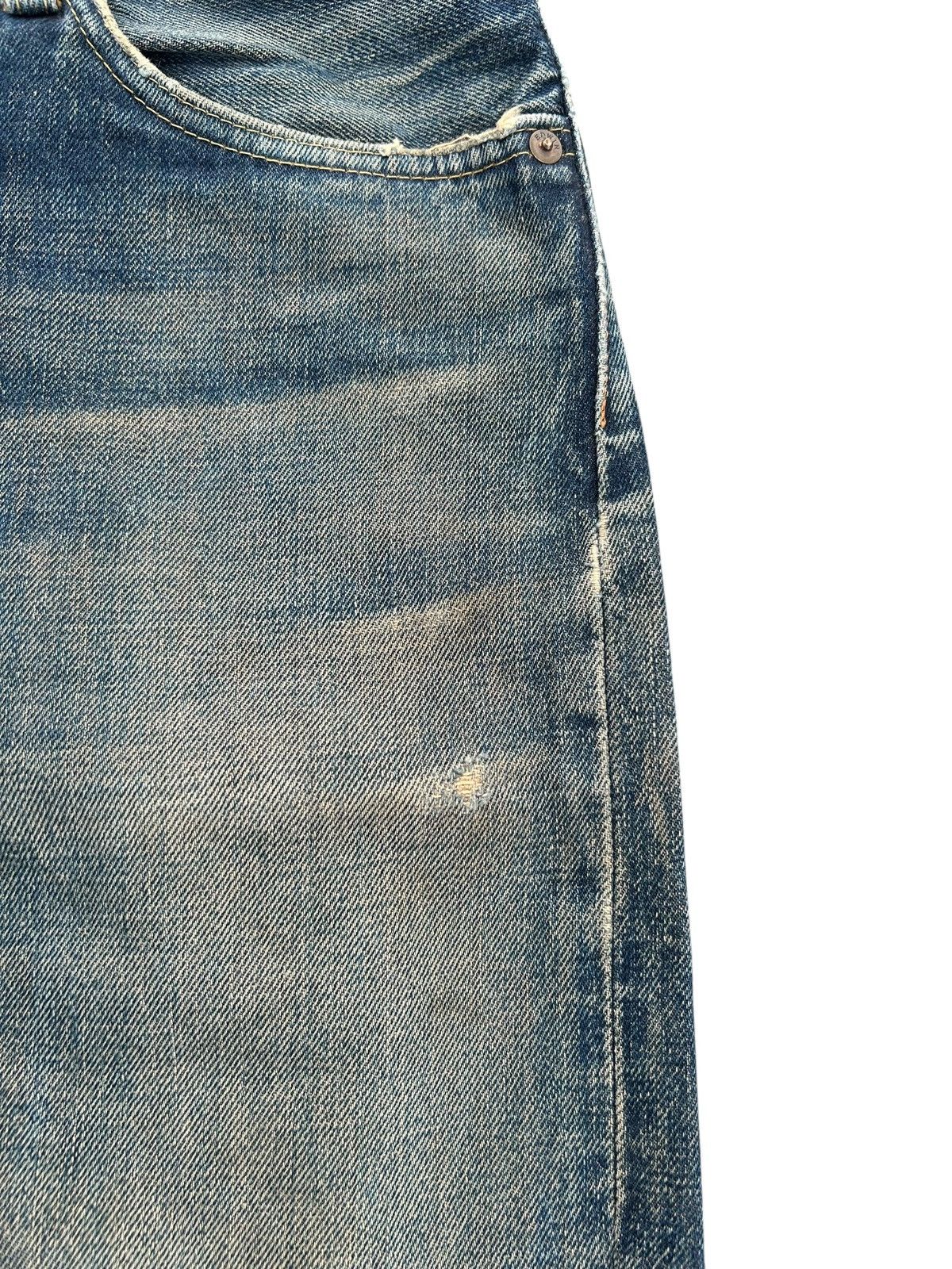 Kapital Vintage Edwin 505xx Selvedge Rusty Mudwash Distressed Denim Size US 34 / EU 50 - 4 Thumbnail