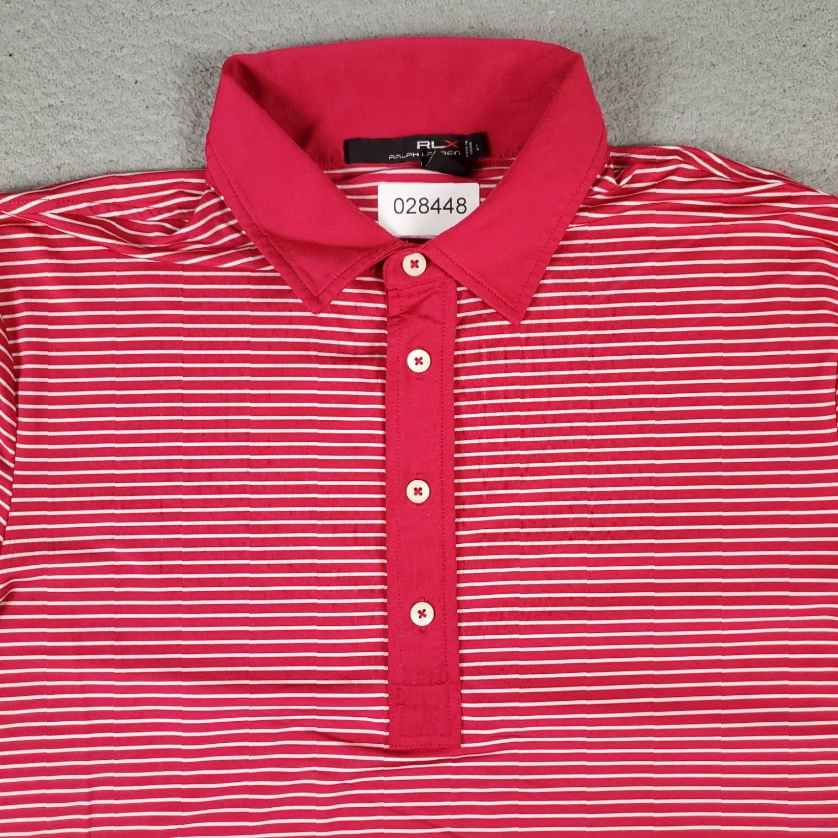 RLX Ralph Lauren RLX Ralph Lauren Polo Shirt Mens Large Red Striped Short Sleeve Polo Shirt Mens Large Red Striped Short Sleeve Size US L / EU 52-54 / 3 - 2 Thumbnail