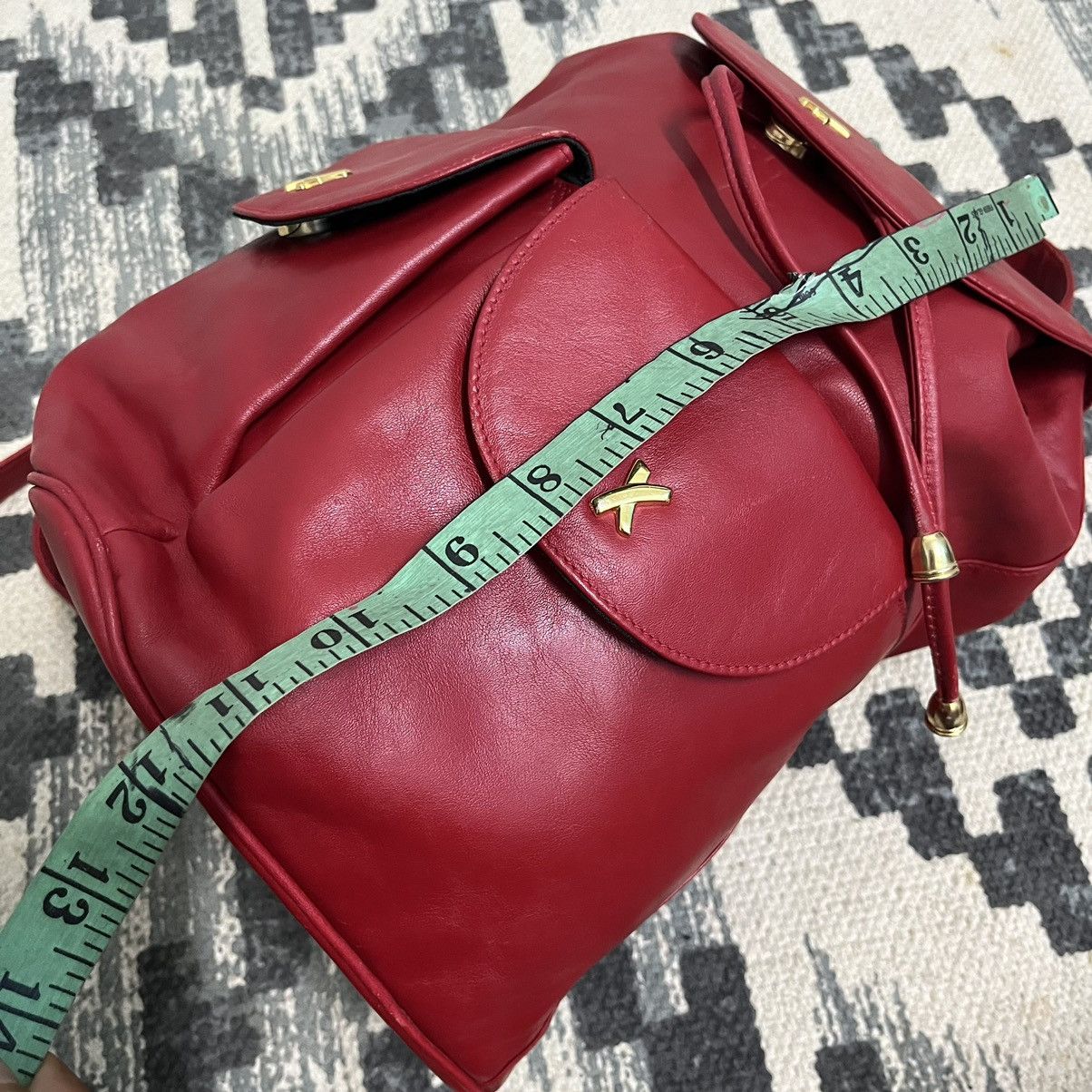 Paloma Picasso Authentic Vintage Paloma Picasso Leather Backpack Size ONE SIZE - 9 Thumbnail