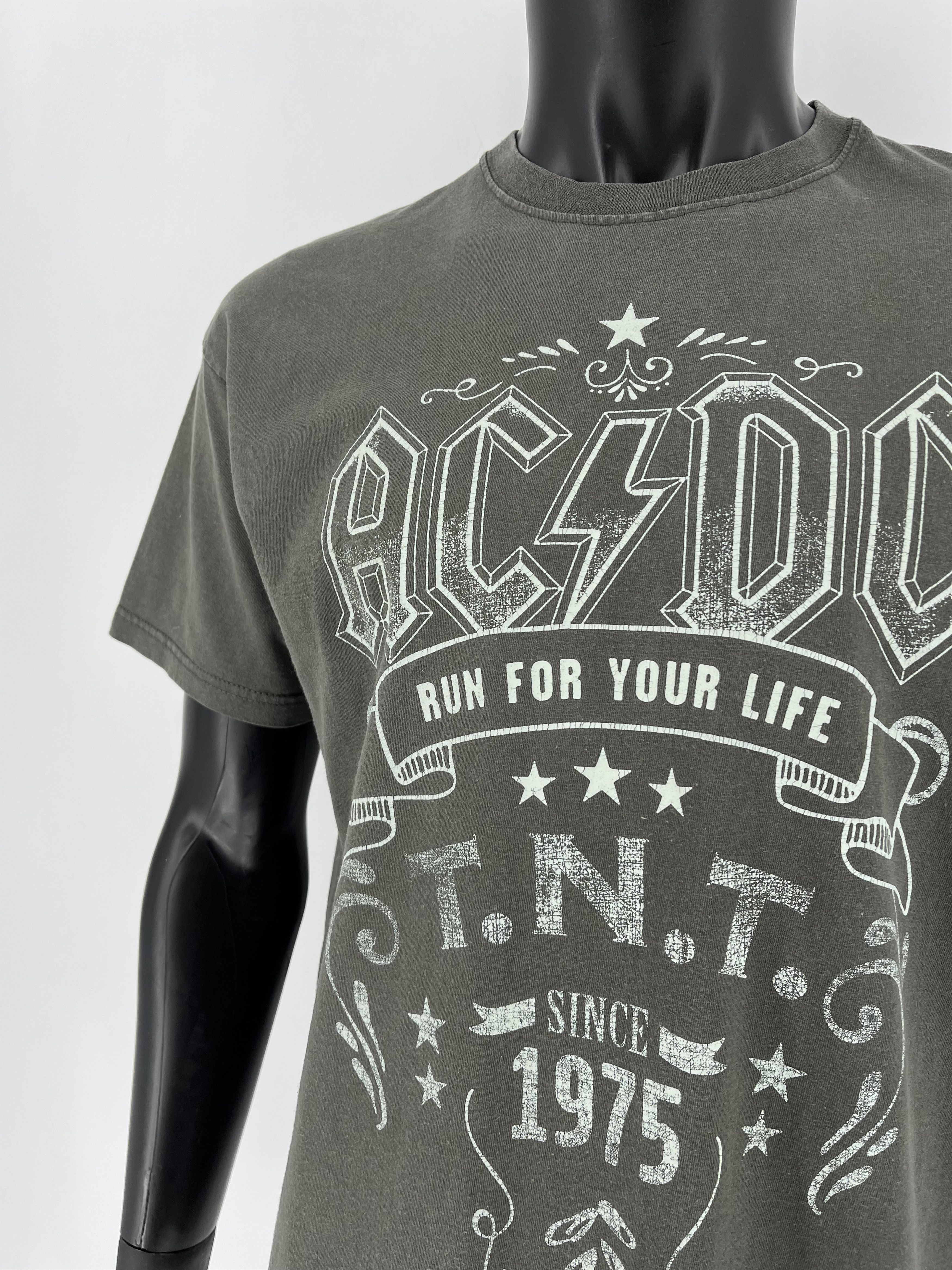 AC/DC × Band Tees Vintage ACDC Rock OF Bust T-Shirt Like Metallica Slayer Size US L / EU 52-54 / 3 - 6 Thumbnail