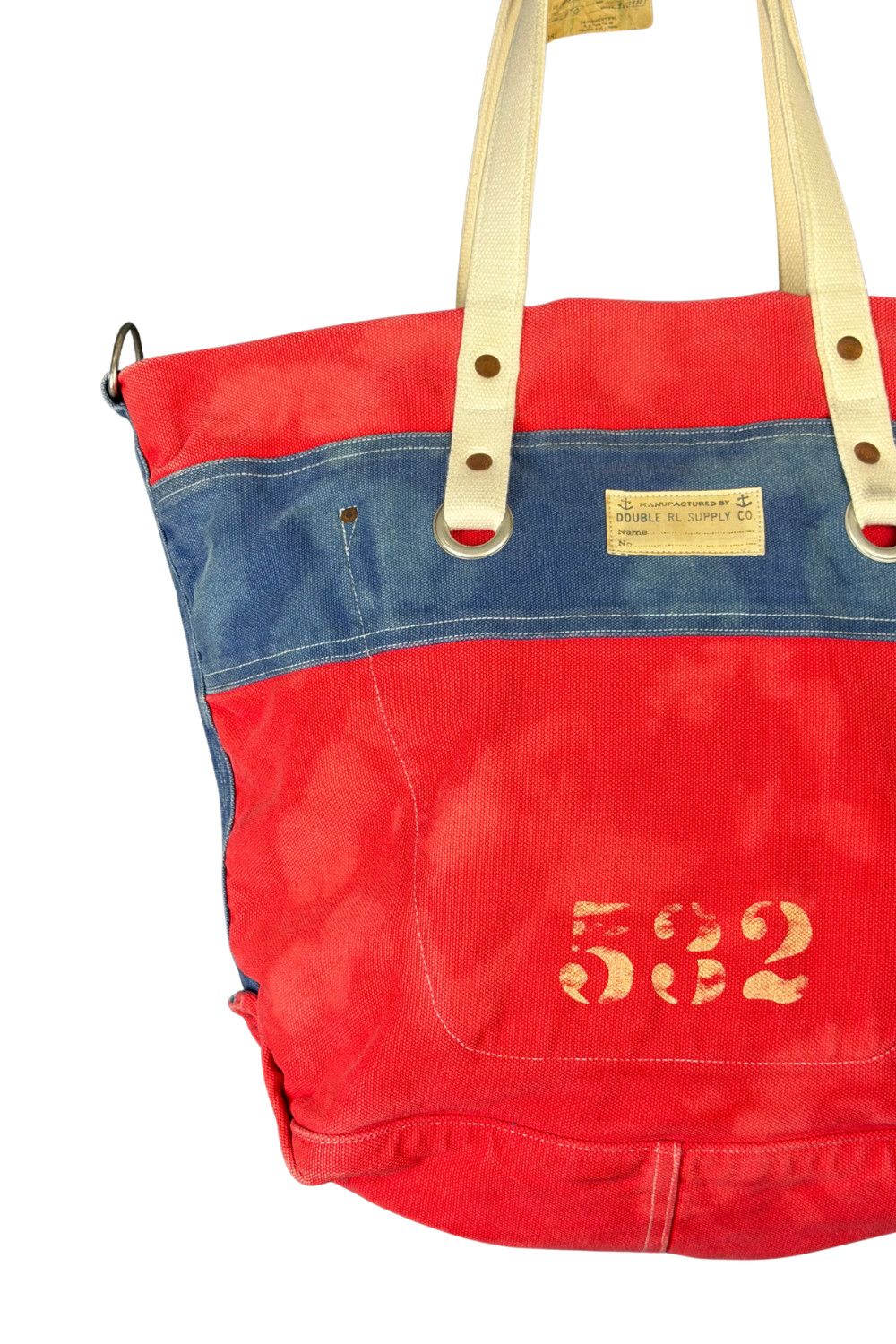 RRL Ralph Lauren RRL Double RL 2006 Canvas Tote Bag Rugged Goods Supply Size ONE SIZE - 14 Thumbnail