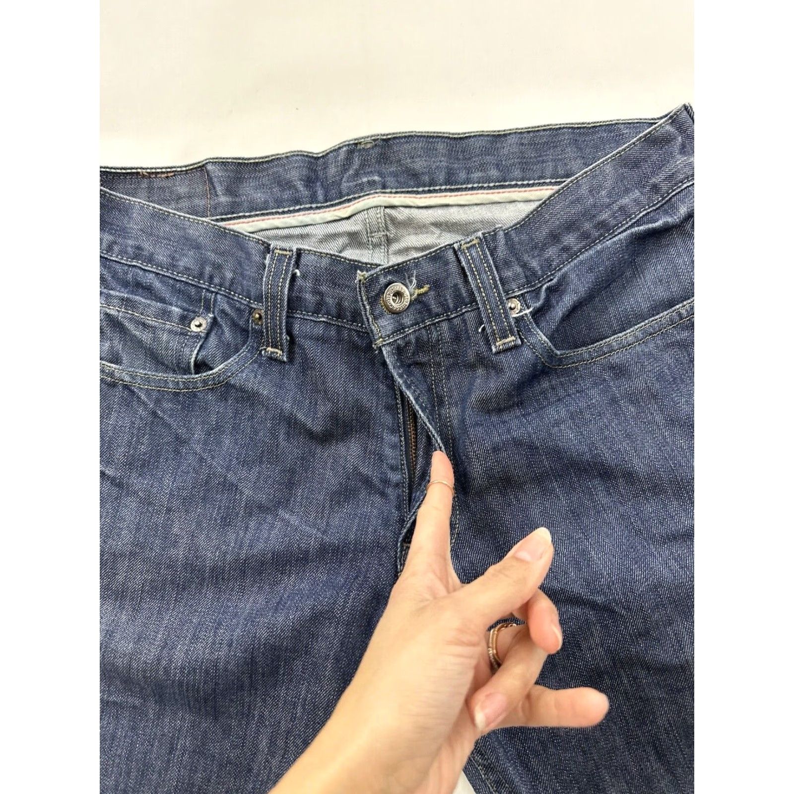 Levi's Levis 514 Straight Fit Jeans Men's 32 x 32 Blue Distressed Size US 32 / EU 48 - 4 Thumbnail