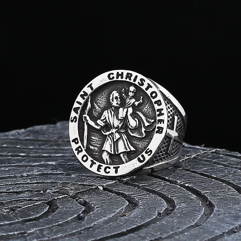 Japanese Brand × Jewelry × Vintage Christopher Ring Size ONE SIZE - 1 Thumbnail
