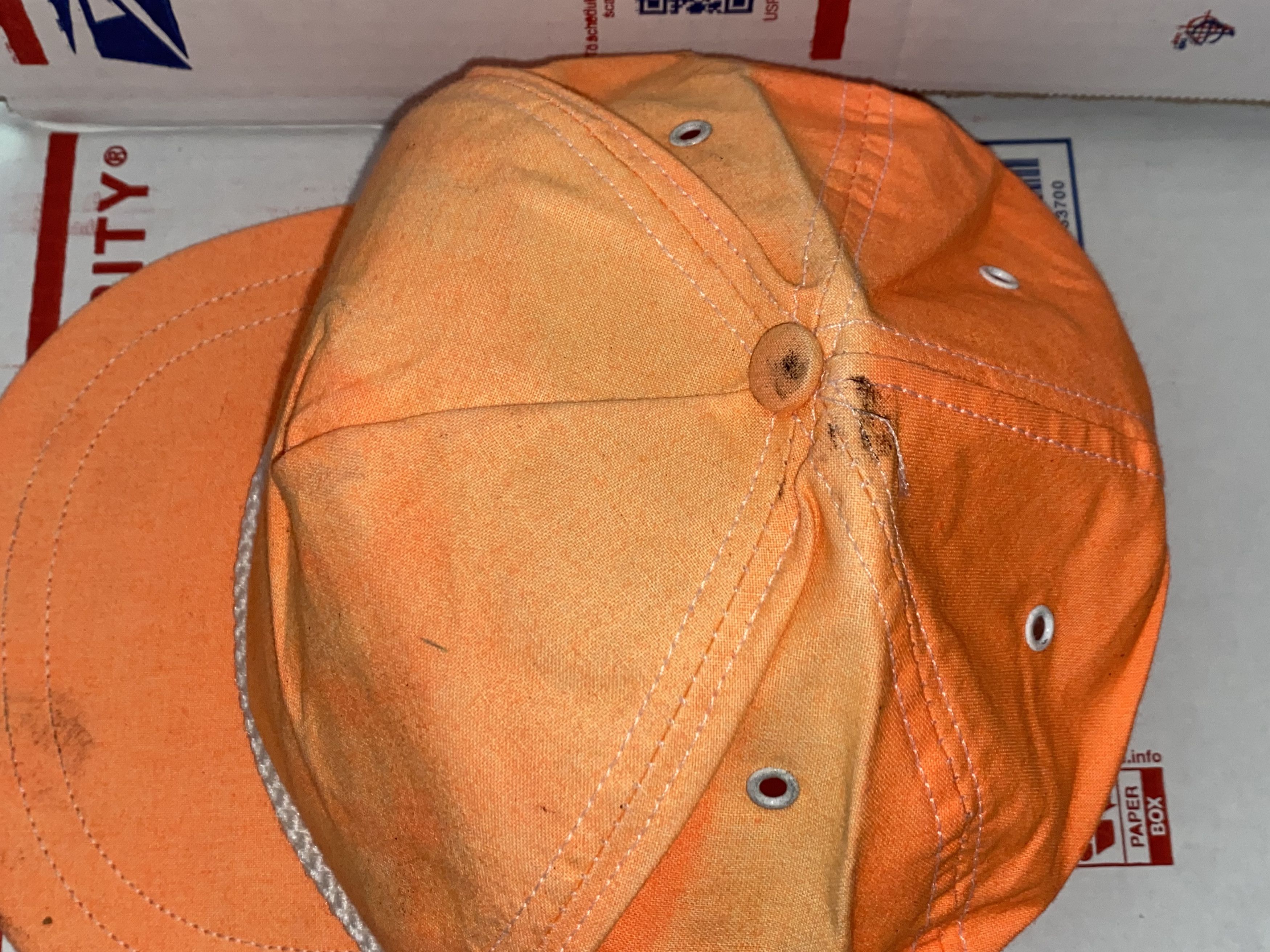 Vintage vintage orange Rope Trucker style Snapback Hat Cap 80s 90s Size ONE SIZE - 3 Thumbnail