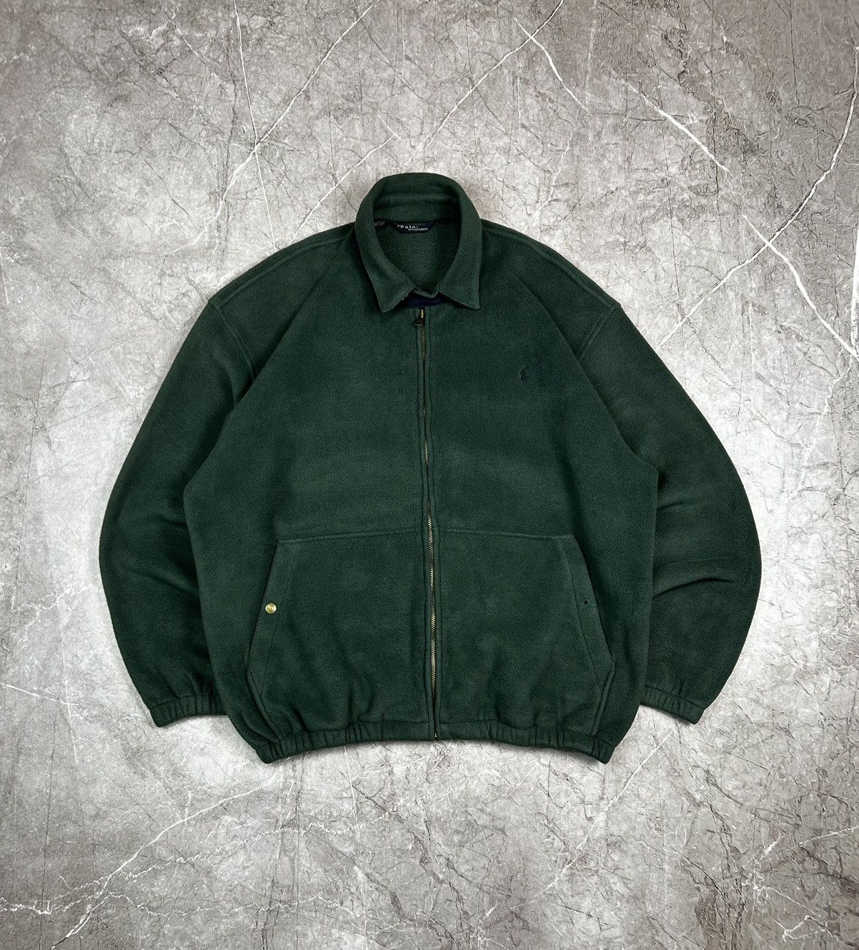Vintage Vintage Polo Ralph Lauren Fleece Jacket Size US L / EU 52-54 / 3 - 1 Thumbnail