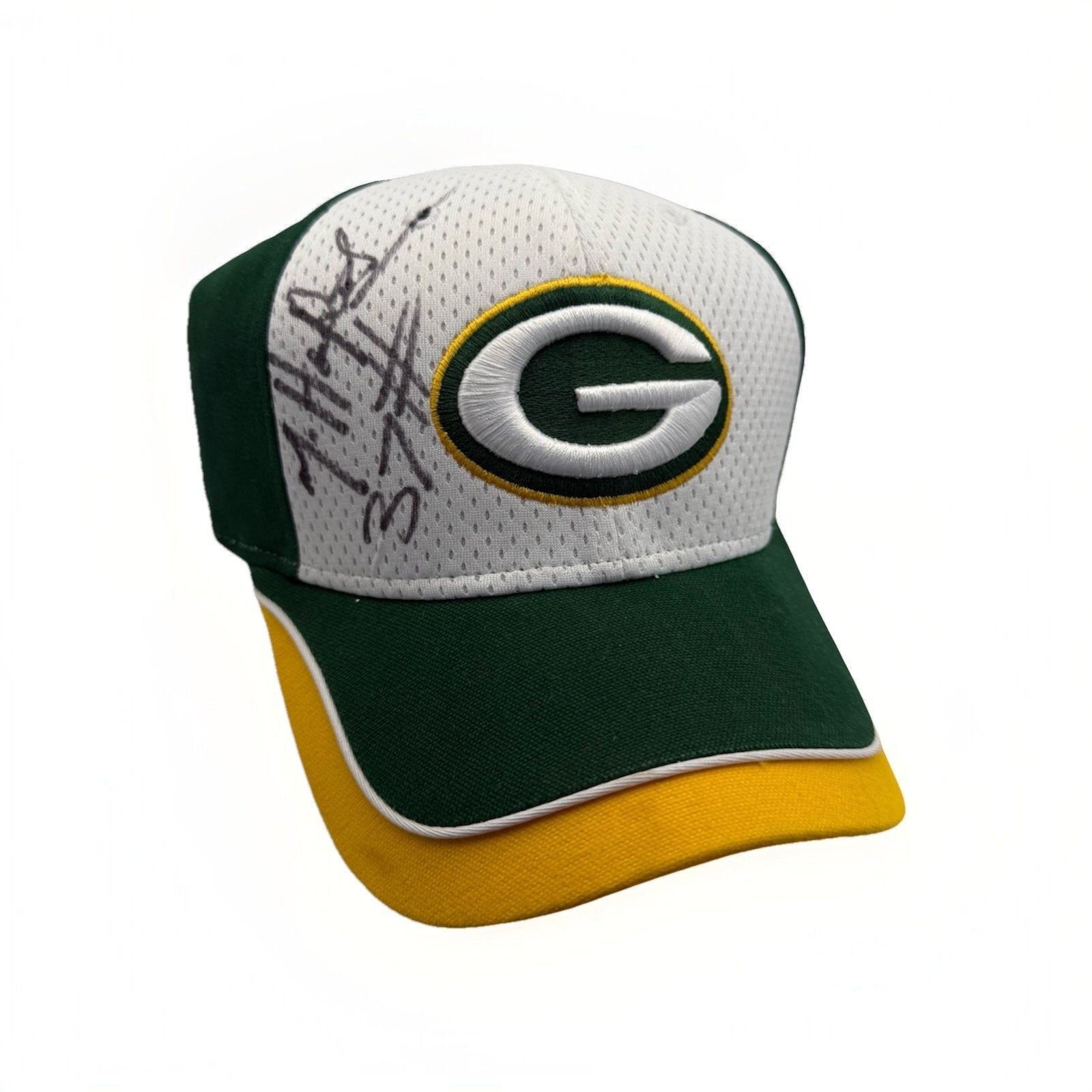 NFL Green Bay Packers Mike Hawkins Auto On Field Reebok Hat Size ONE SIZE - 1 Thumbnail