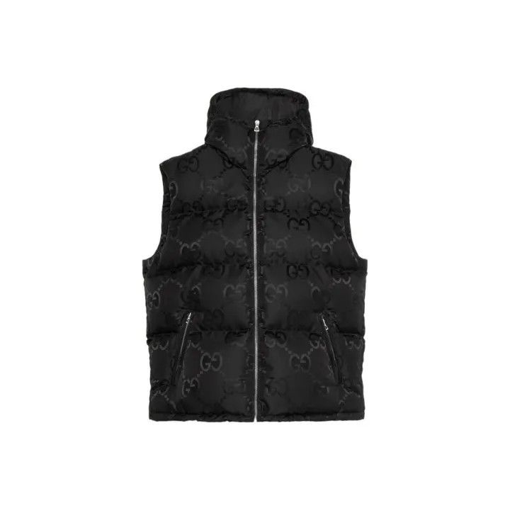 Gucci Gucci Monogram Print Zip-Up Vest for Men Size US L / EU 52-54 / 3 - 1 Thumbnail