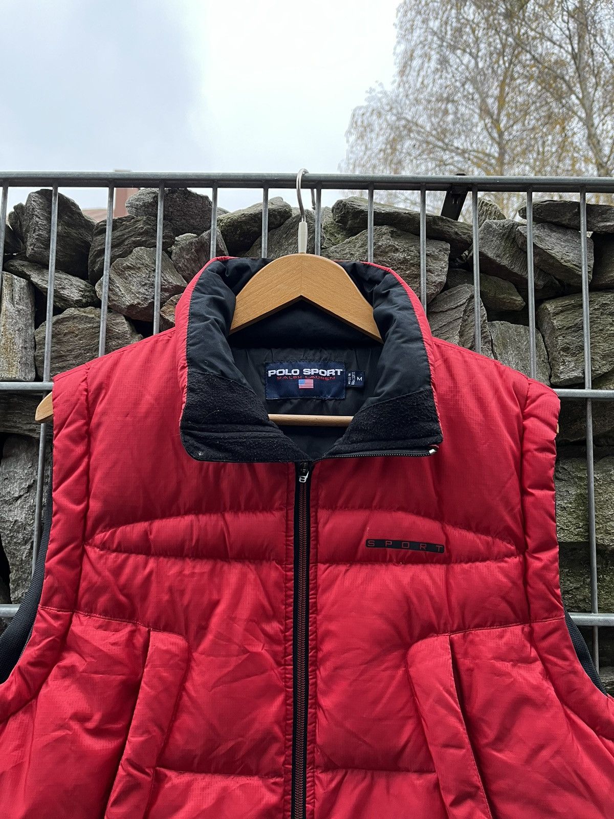 Polo Ralph Lauren Vintage 90s Polish Ralph Lauren Sport Puffer Vest Y2K Logo Size US M / EU 48-50 / 2 - 2 Thumbnail
