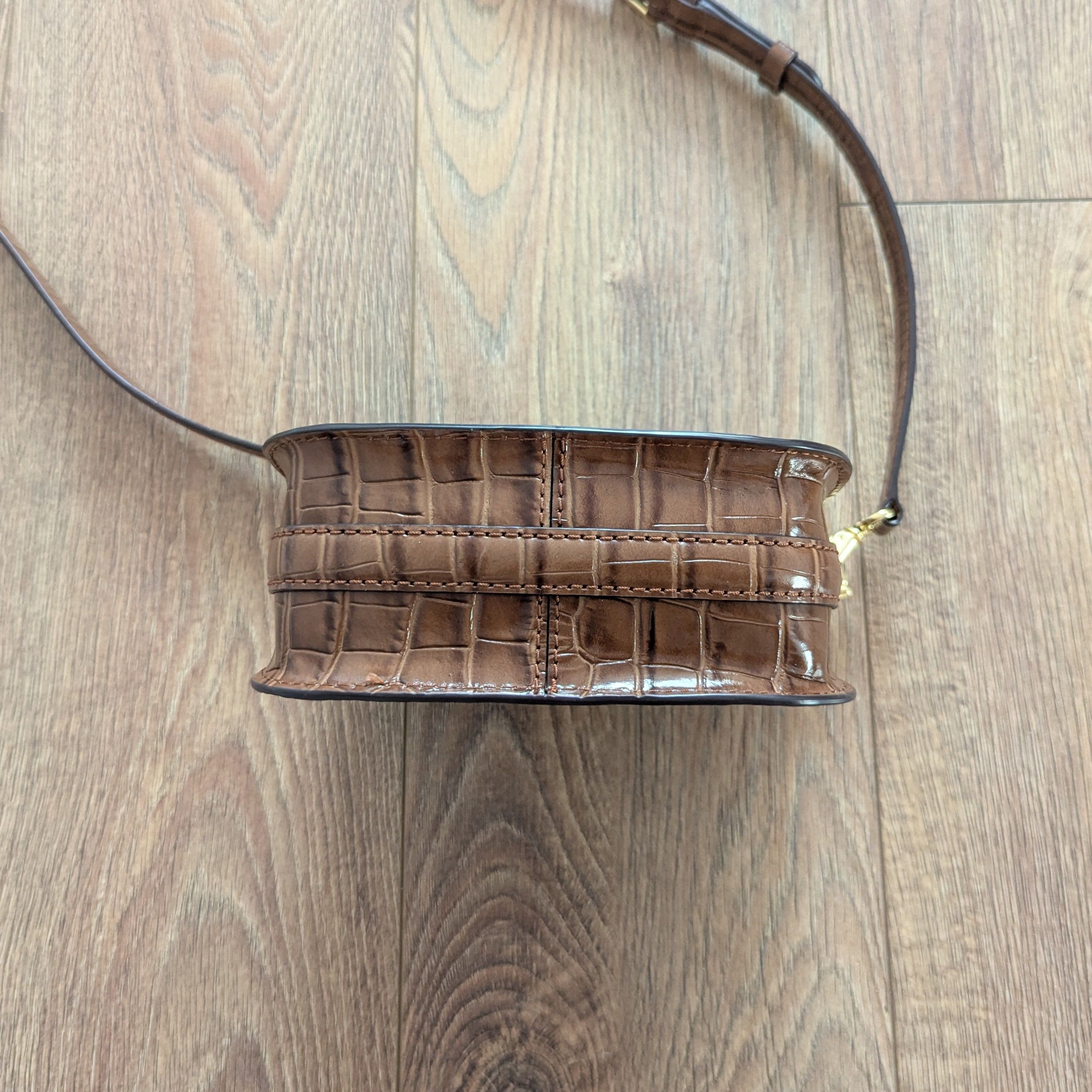 Lauren Ralph Lauren × Leather LAUREN RALPH LAUREN Addie Cross Body Bag Cow Leather Luxury Size ONE SIZE - 10 Thumbnail