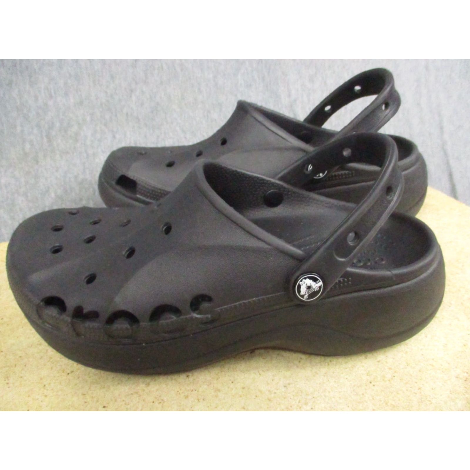 Crocs Crocs Platform Women 10 Black Clogs Baya 208186-001 Size US 10 / IT 40 - 2 Thumbnail