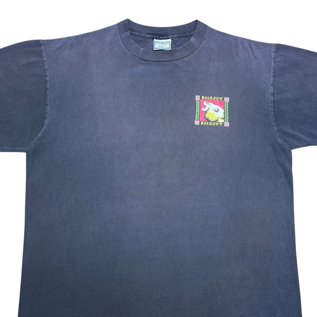 Vintage Vintage 1991 Rasta Reggae Lion Balzout Double Sided T-Shirt Size US XL / EU 56 / 4 - 11 Thumbnail