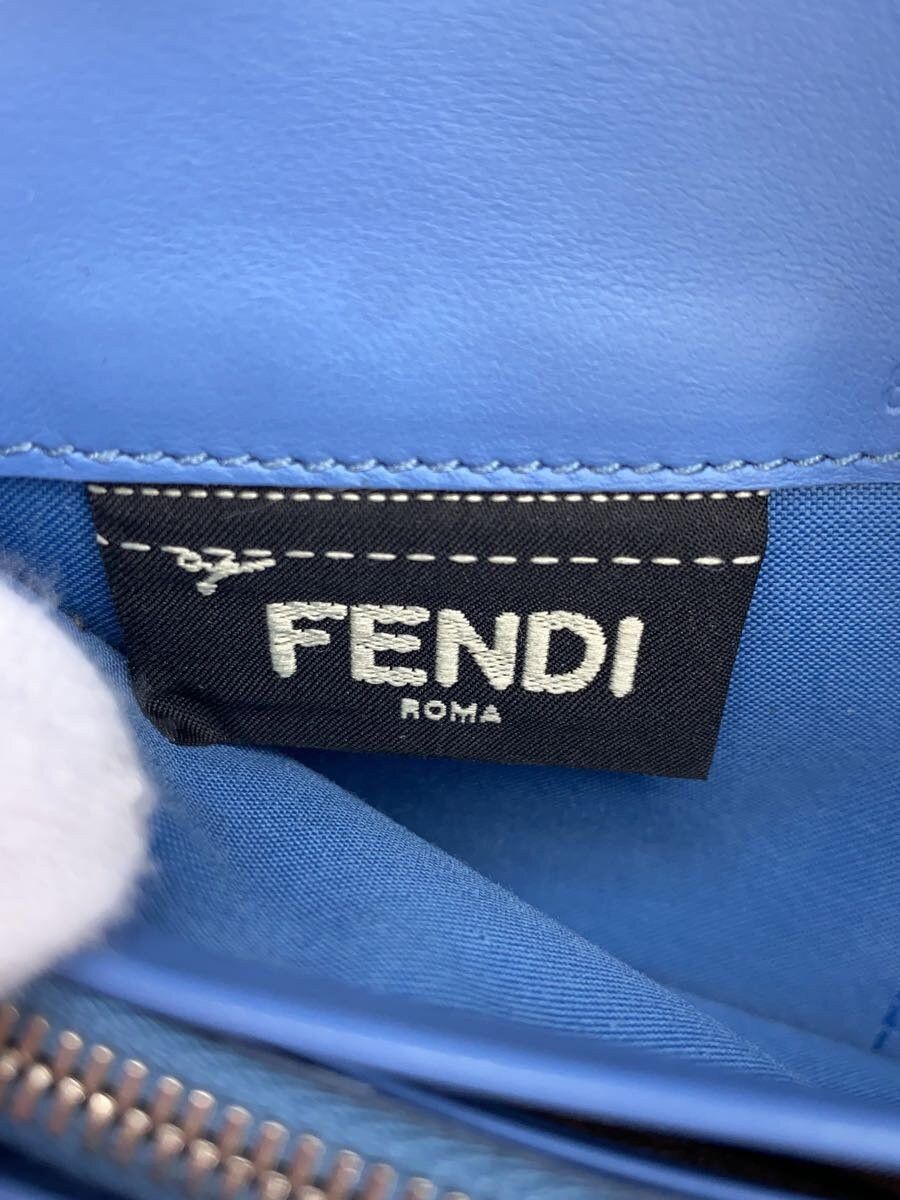 Fendi Fendi Leather Long Wallet Blue Size ONE SIZE - 3 Thumbnail