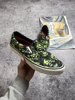 Supreme vans blue clearance skull