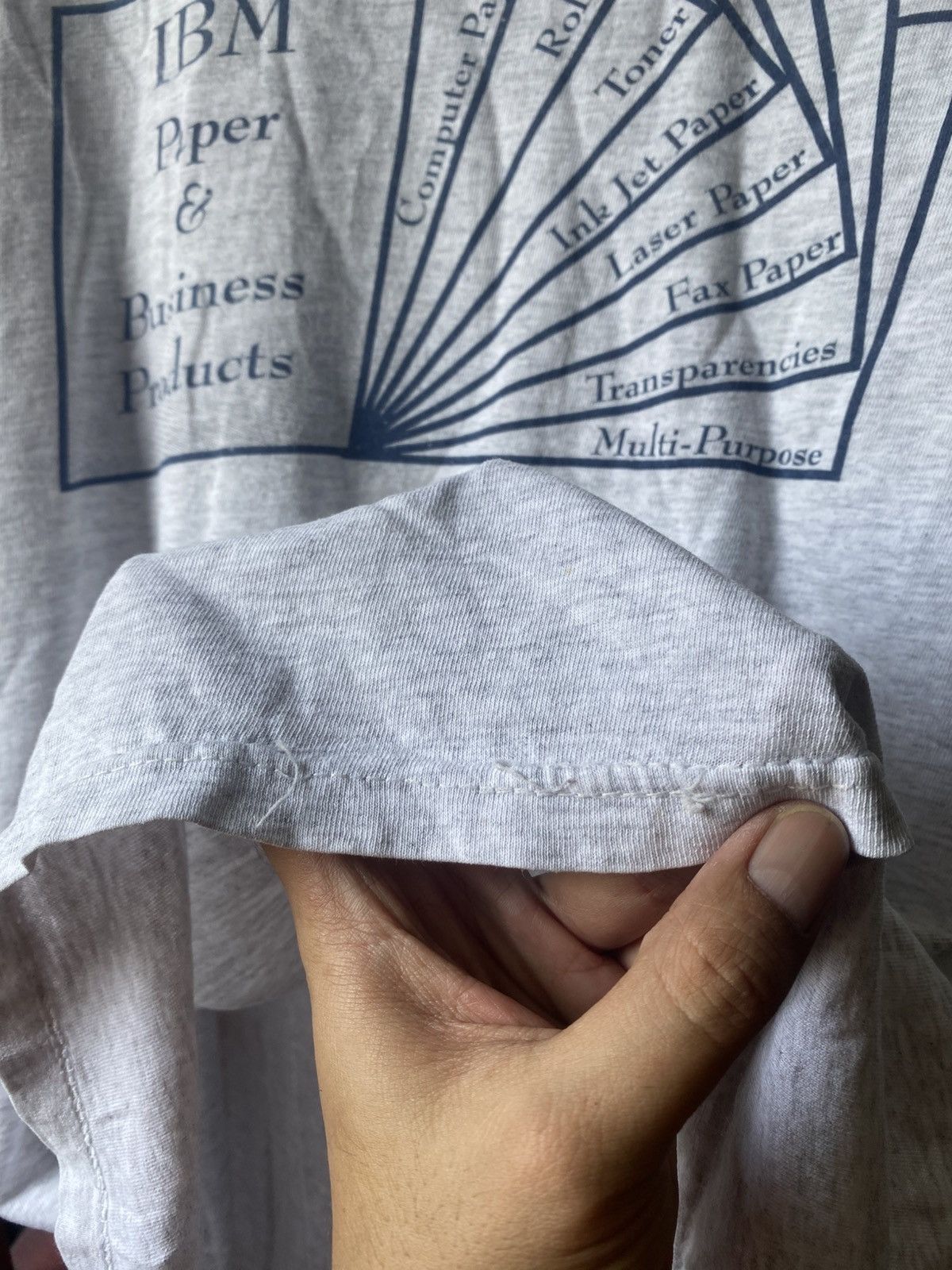 Vintage VTG IBM t shirt Size US XL / EU 56 / 4 - 9 Thumbnail
