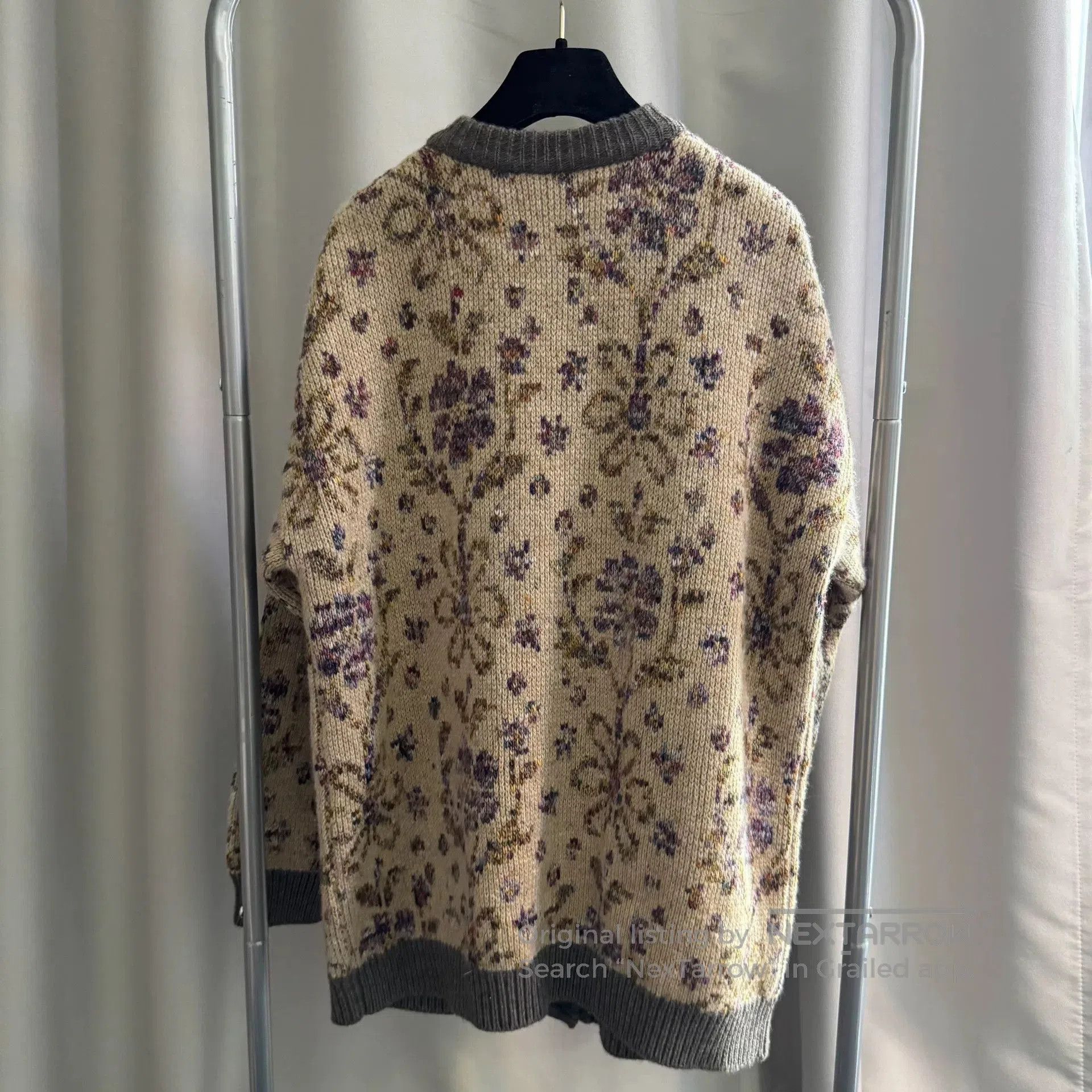 Chanel chanel 22k khaki floral knit cardigan. Size US L / EU 52-54 / 3 - 2 Thumbnail