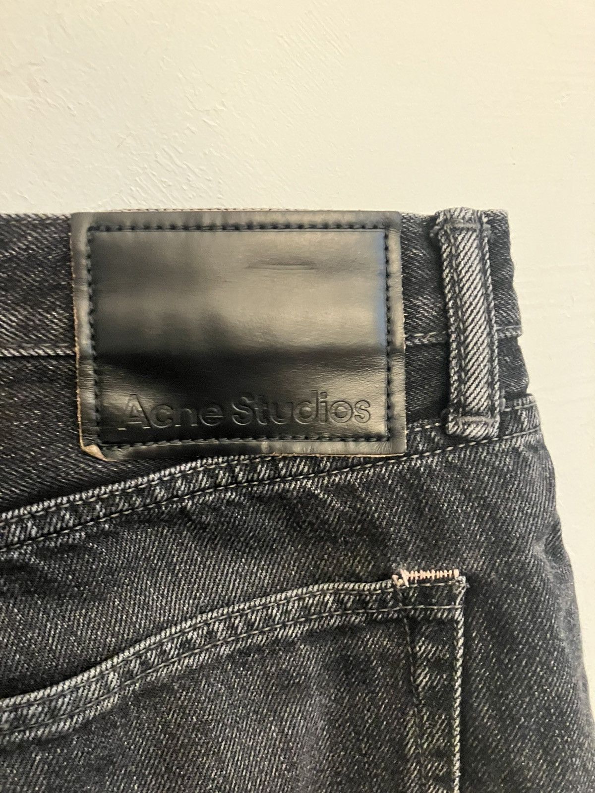 Acne Studios Acne Studios 1996 Vintage Black Regular Fit Jeans (SS22) Size US 34 / EU 50 - 12 Thumbnail