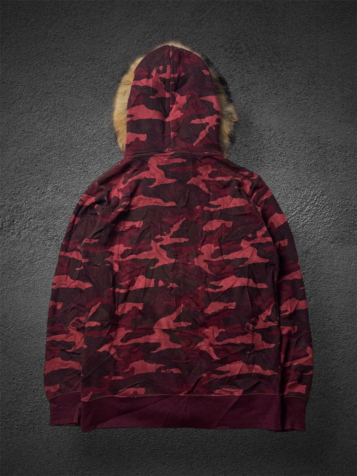 Hysteric Glamour Fur Hoodie Red Camo 2Bro Japanese Size US M / EU 48-50 / 2 - 2 Thumbnail