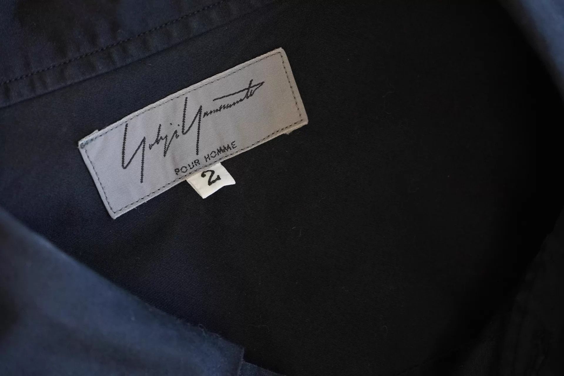 Yohji Yamamoto Yohji Yamamoto 11AW Multi-Placket Black Shirt SZ2 Size US M / EU 48-50 / 2 - 4 Thumbnail