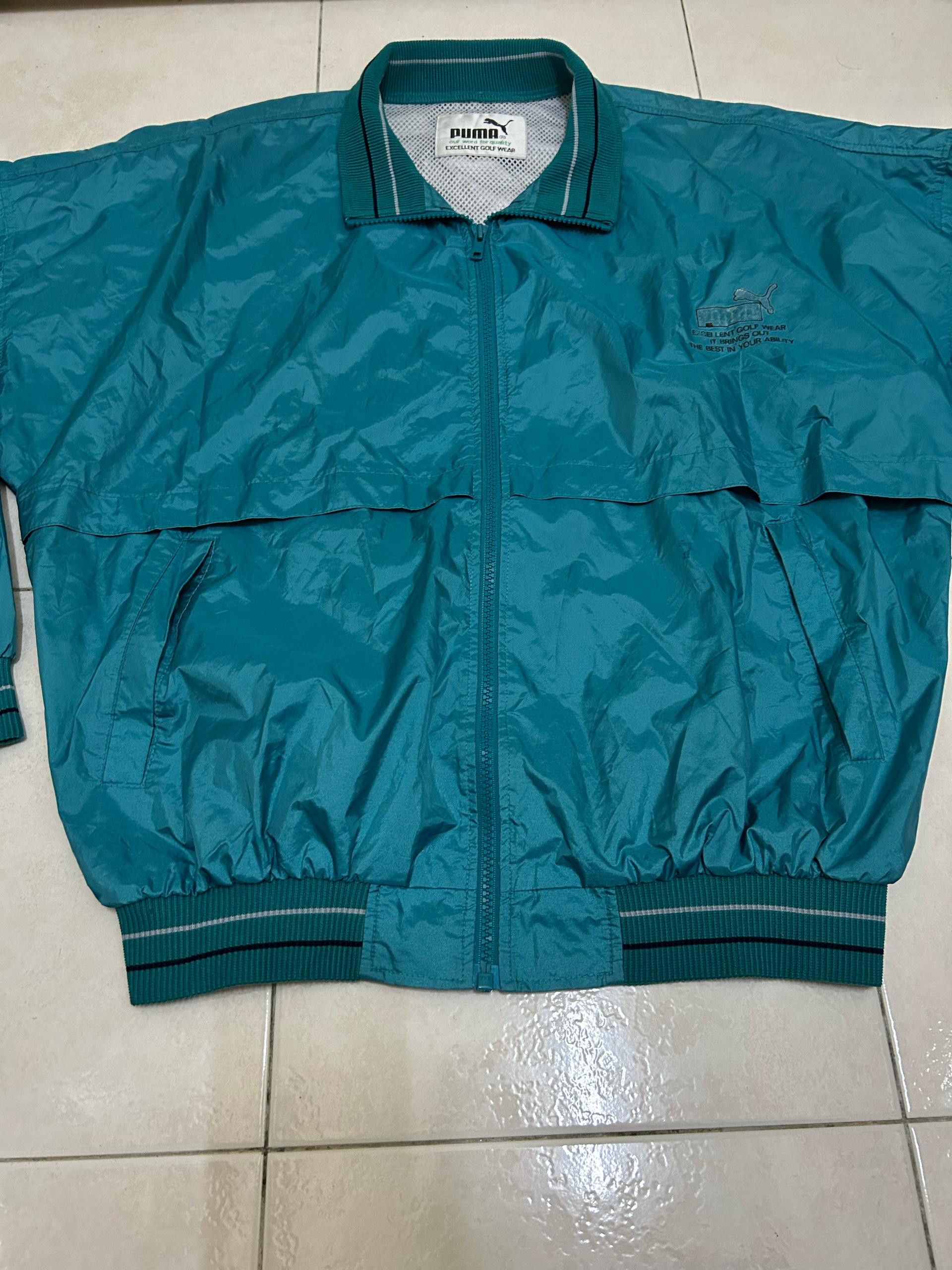 Puma 💥90s💥 Puma Excellent Golf Wear Windbreaker Size US L / EU 52-54 / 3 - 9 Thumbnail