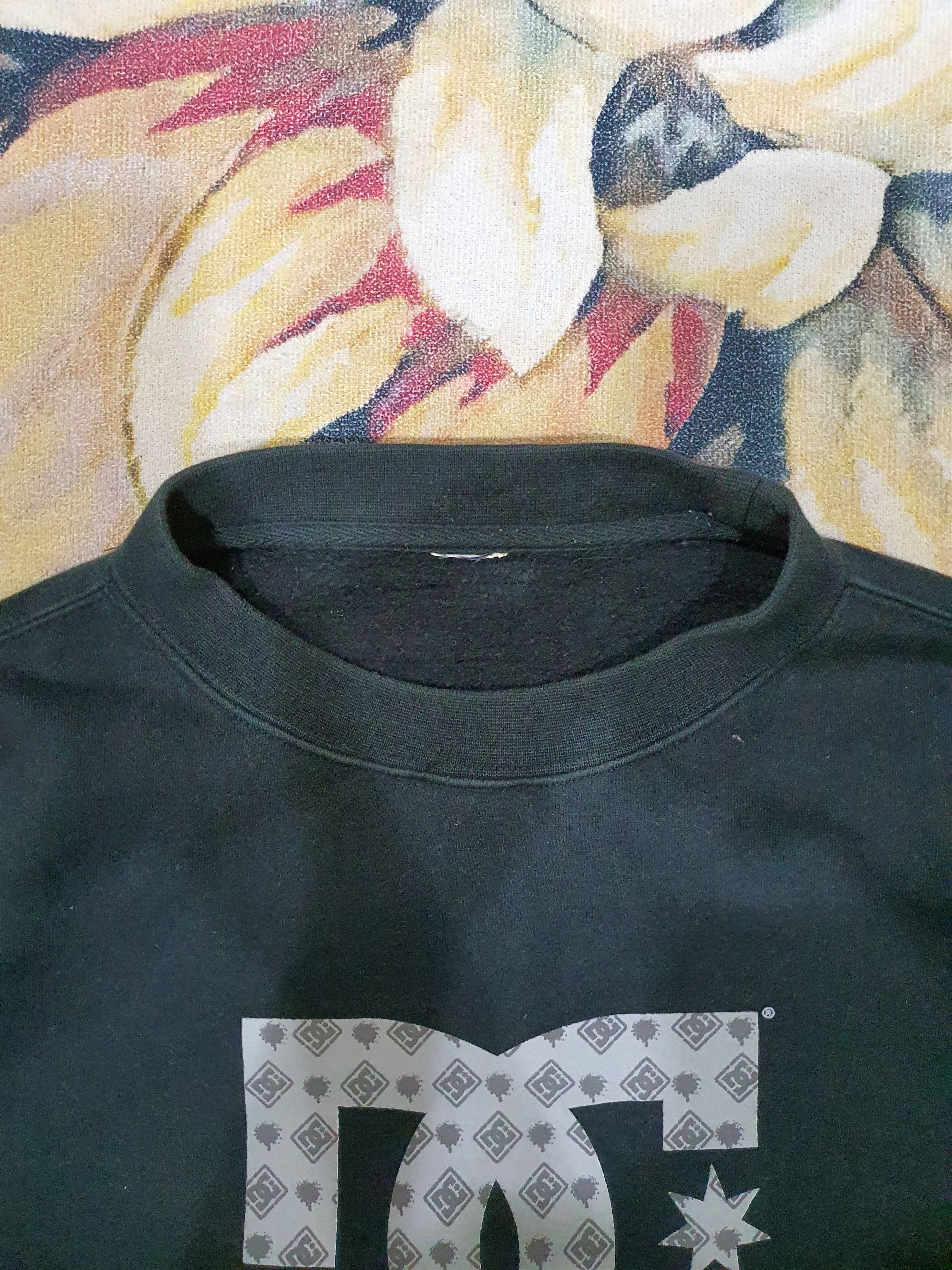 DC DC Shoes Careca Star Crew sweatshirt in black Size US XL / EU 56 / 4 - 4 Thumbnail