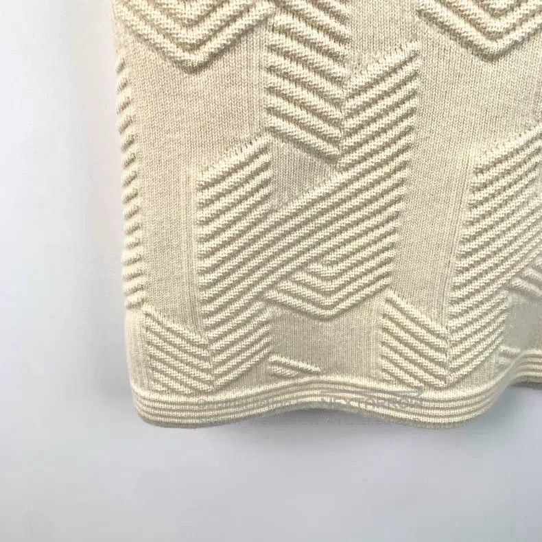Hermes Hermes Beige Letter Embroidered Wool Sleeveless Knitted Dr Size XS / US 0-2 / IT 36-38 - 4 Thumbnail